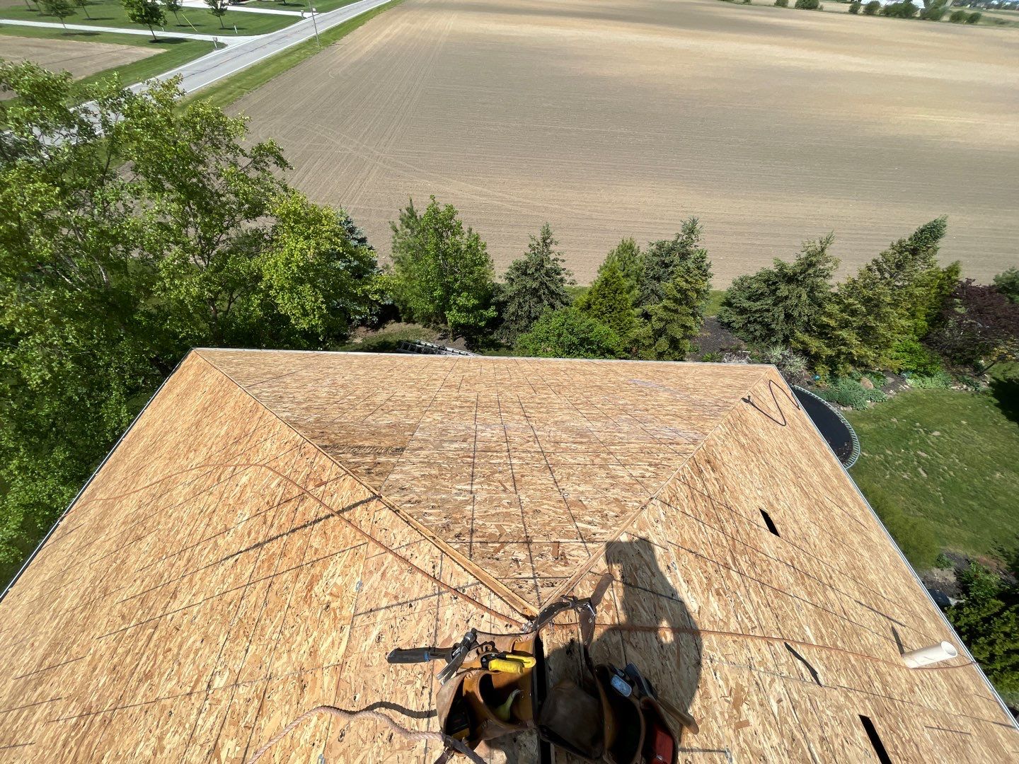 Residential Roofing Installation using GAF Timberline HDZ Charcoal by Nitro Roofing and Construction