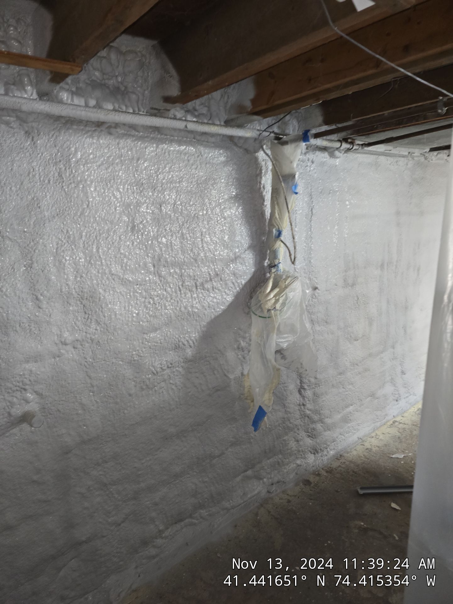 Attic Insulation using open cell spray foam by NYS Foam & Energy