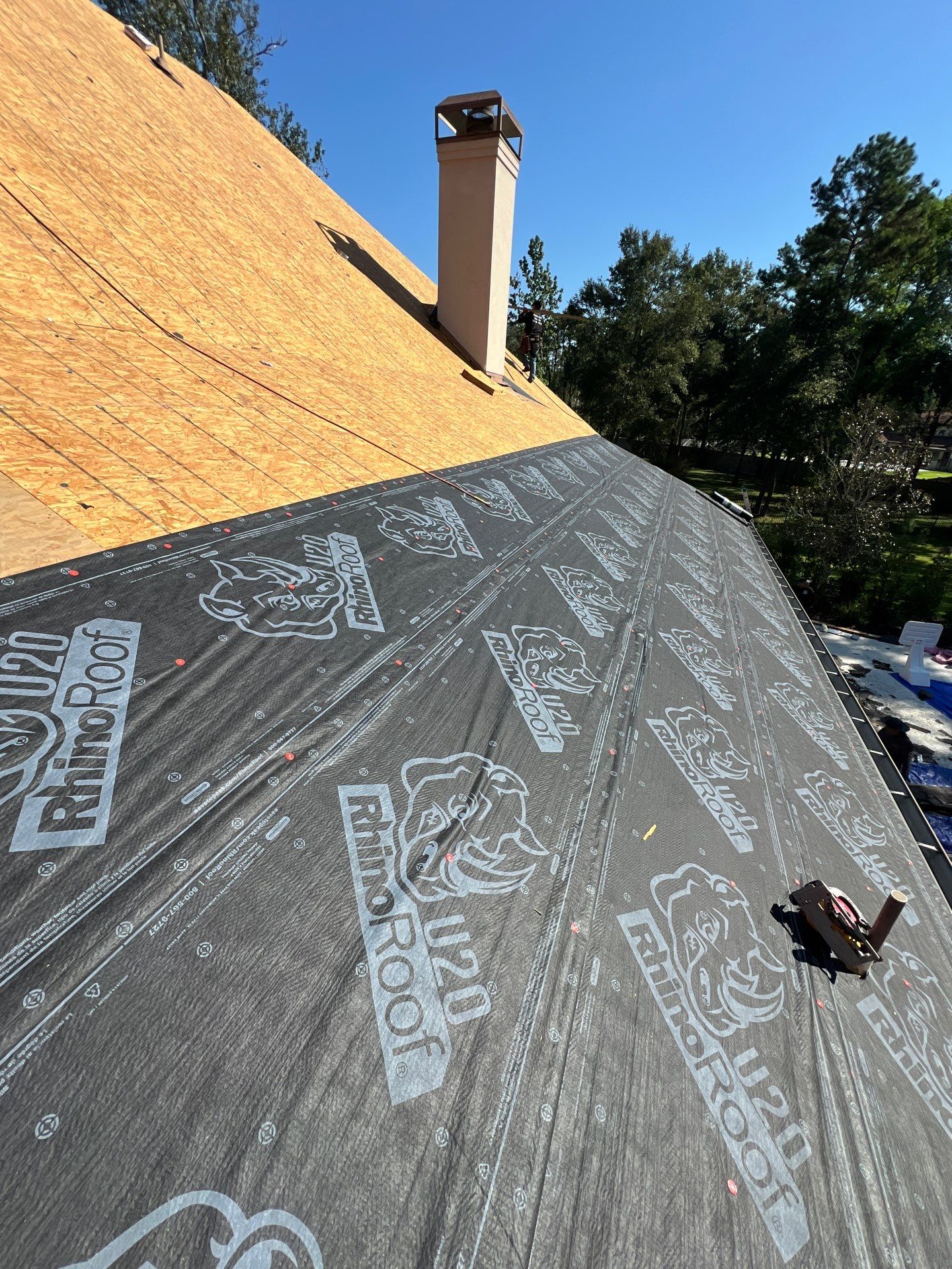 Residential Roofing Installation using Owen's Corning Duration (Lifetime) Shingles by Roof Repair Company