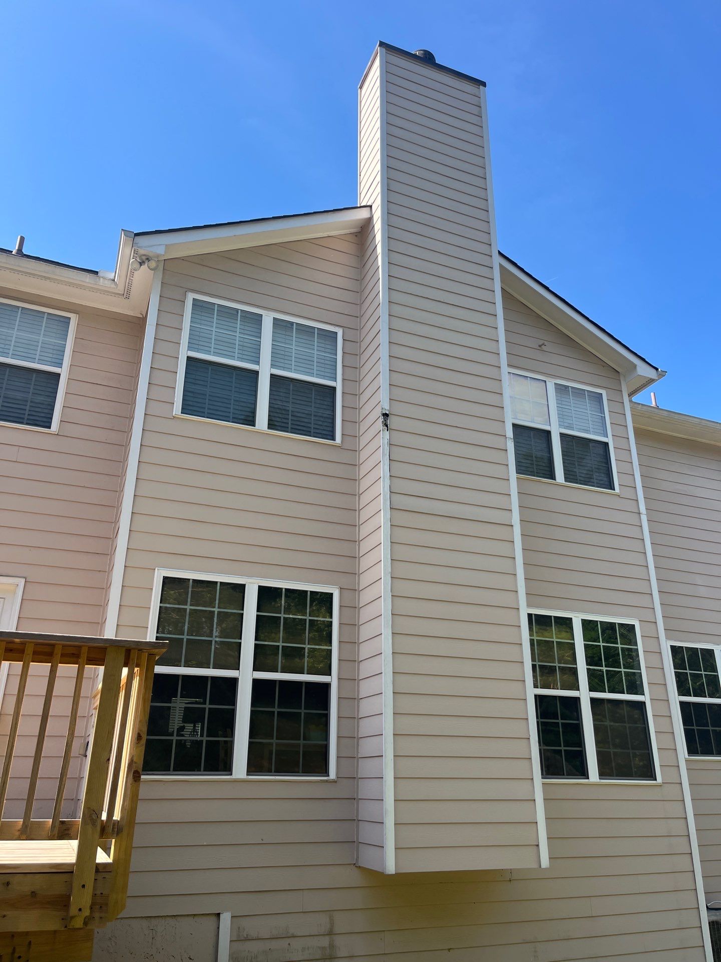 Window & Rotted Wood Replacement, Deck Stain, and Exterior Paint by Nelson Exteriors