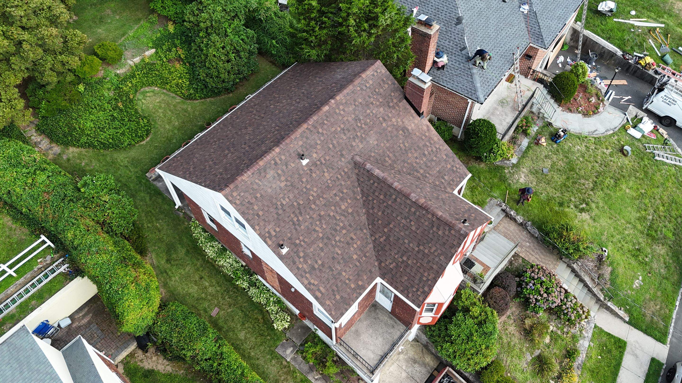 Project in Yonkers by The Energy Efficient Roofer & George's Seamless Gutters