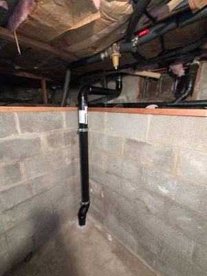 Sub Slab Radon Mitigation System