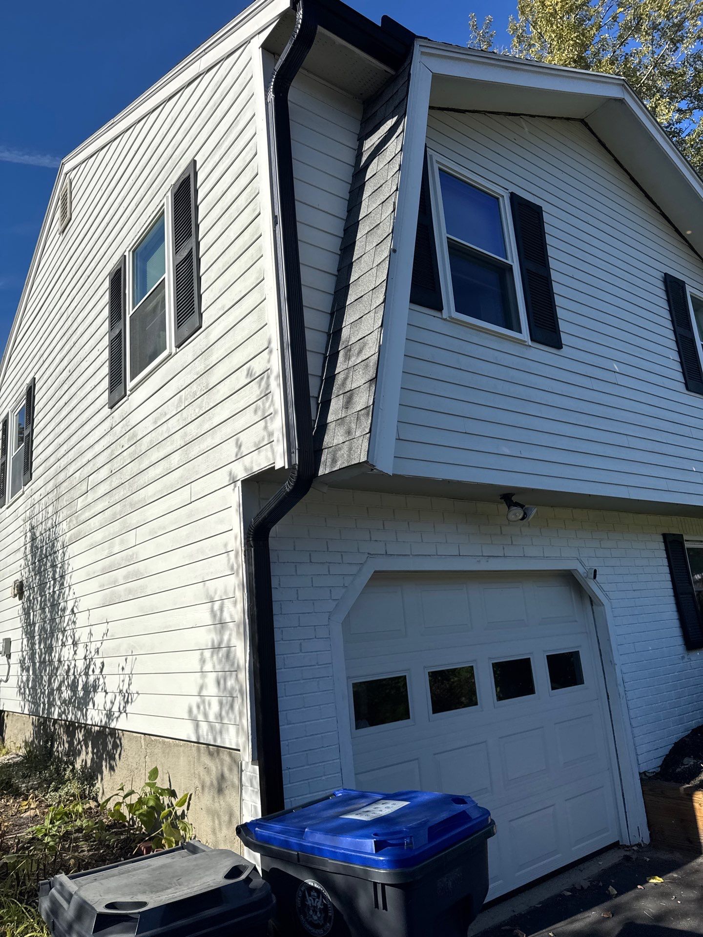 Seamless Black Gutter & Fascia Upgrade | Methuen, MA by Mighty Dog Roofing of Greater Middlesex County