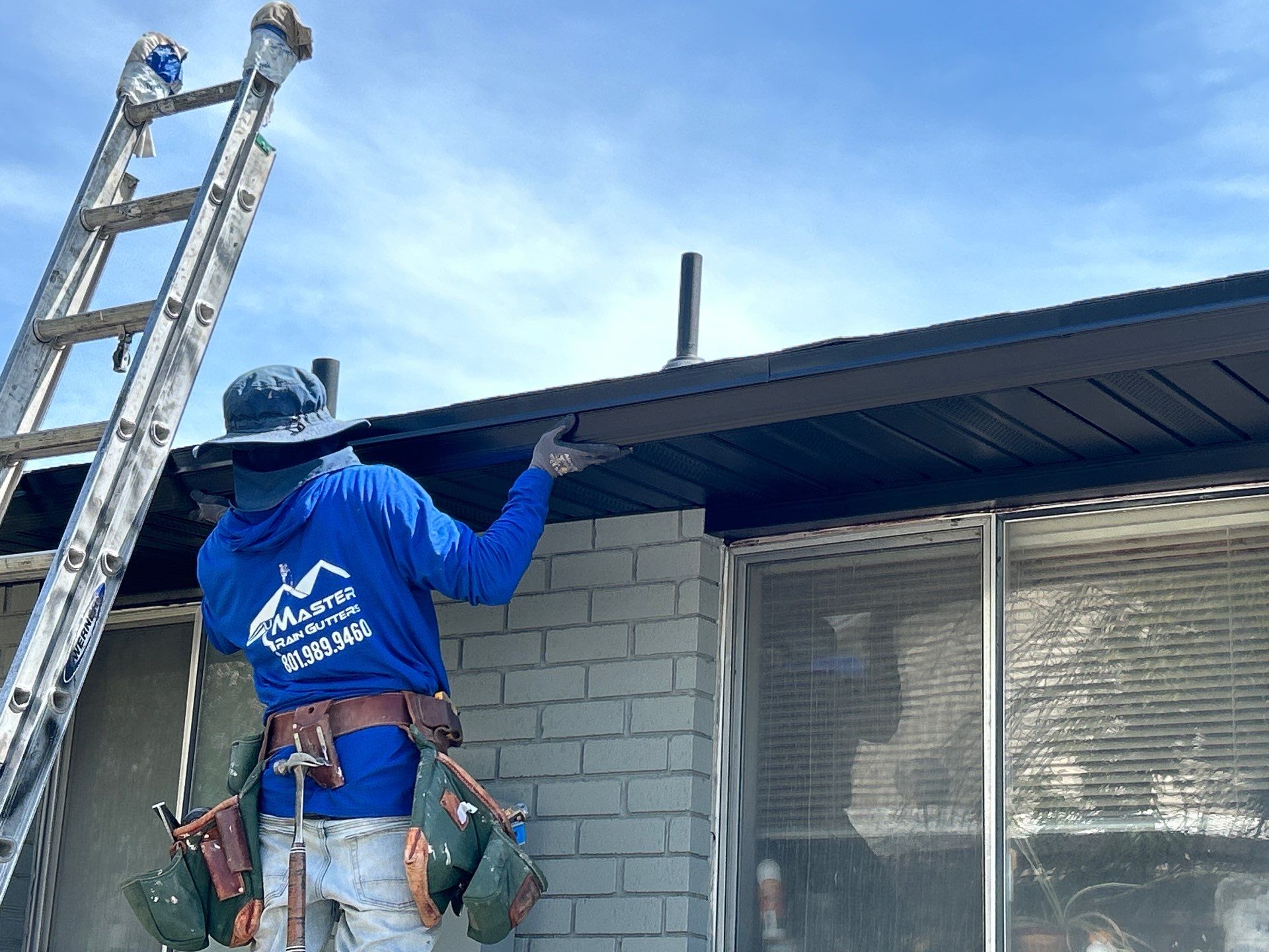 Project in Taylorsville by Master Rain Gutters.