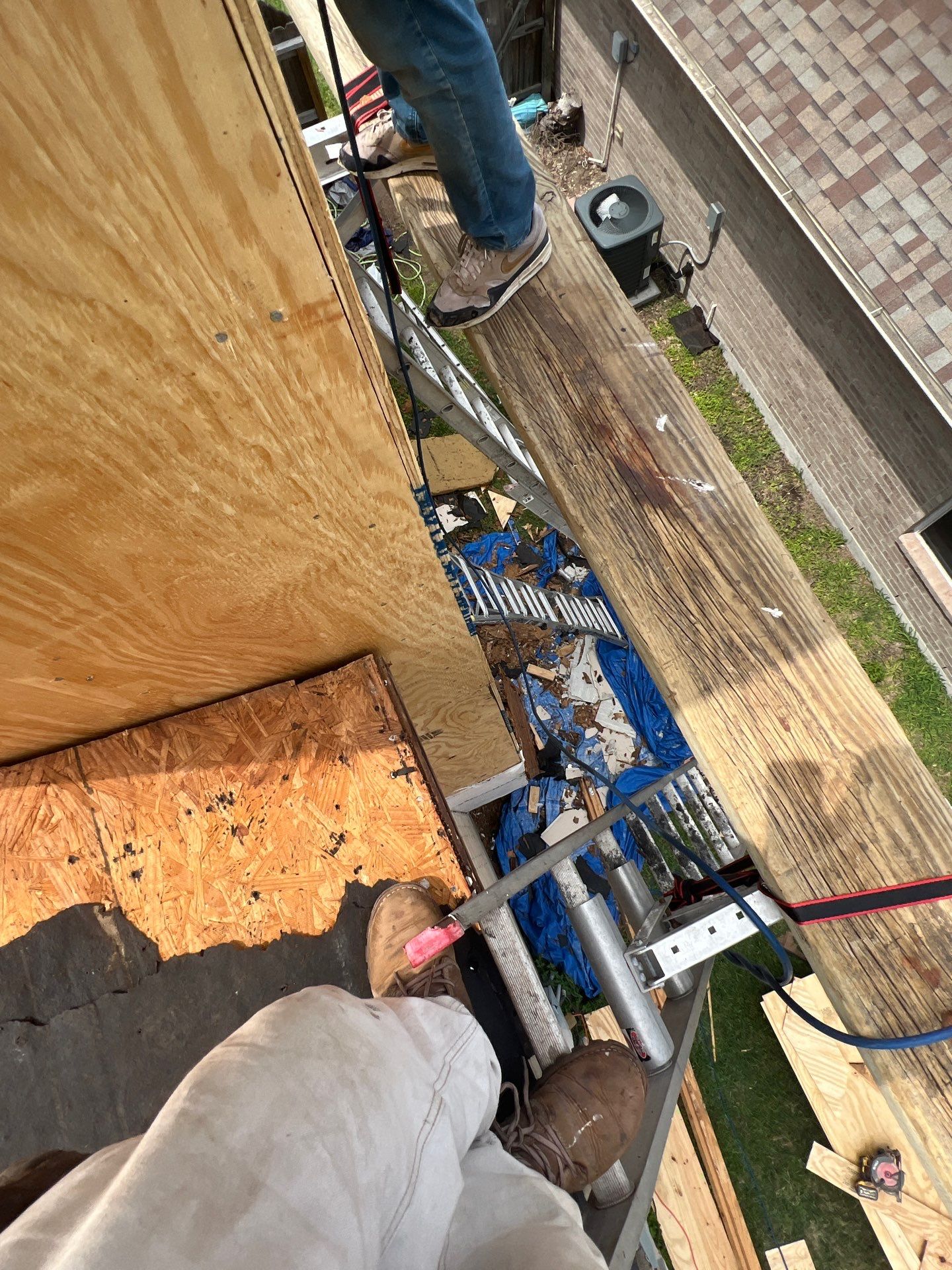 Chimney looks good but its BAD! by Bayfront Roofing and Construction