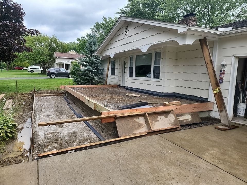 Porch and Concrete by Ivy Lea Construction