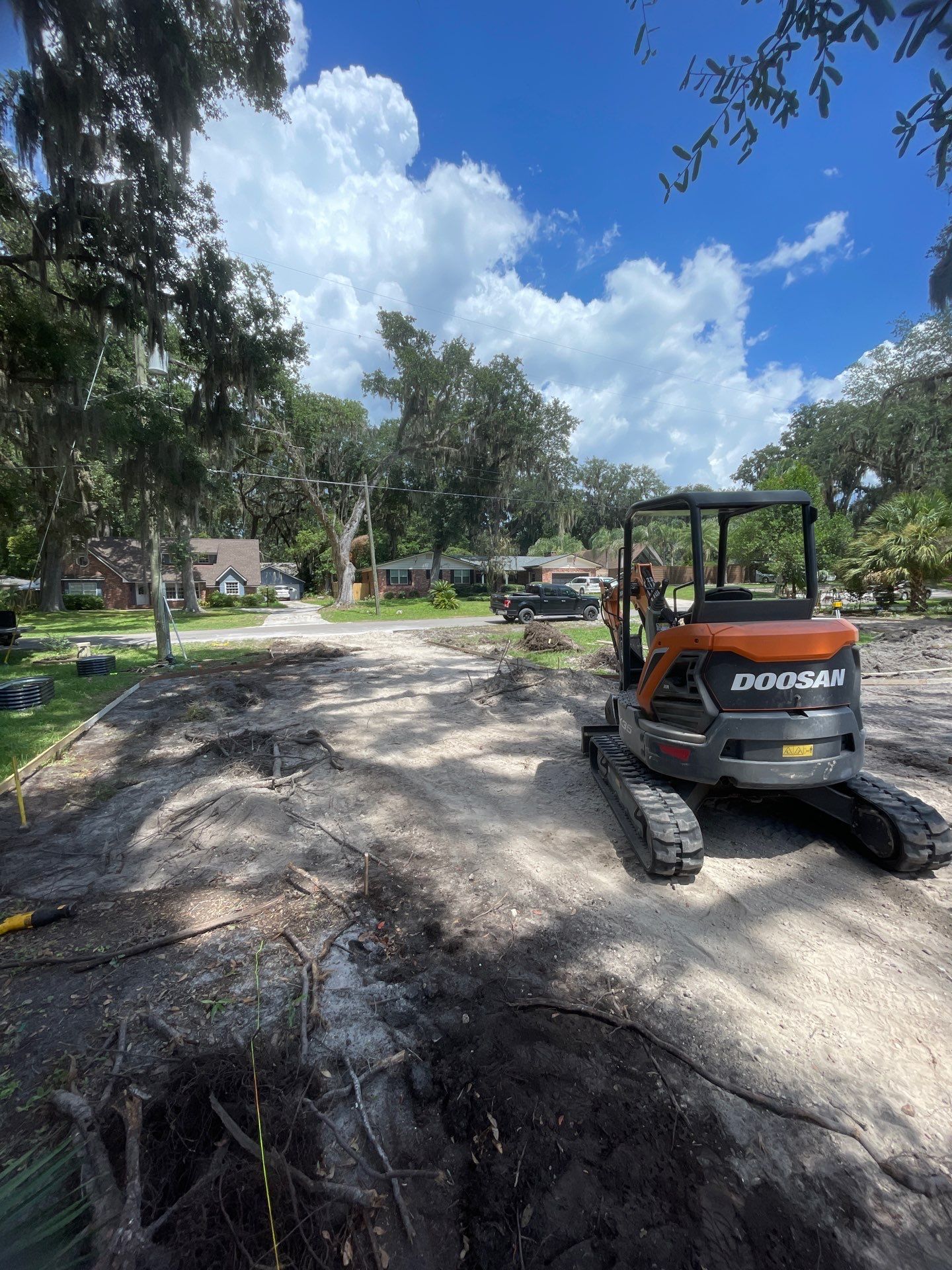 Concrete Driveway Replacement and Expansion in Orange Park by Burlington Concrete & Asphalt Inc