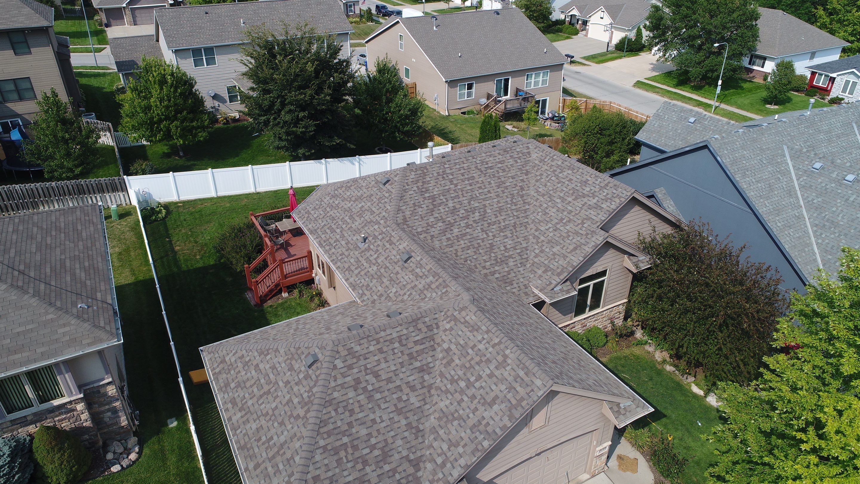 Residential Roofing Installation using Owens Corning Duration Driftwood by Lightning Exteriors