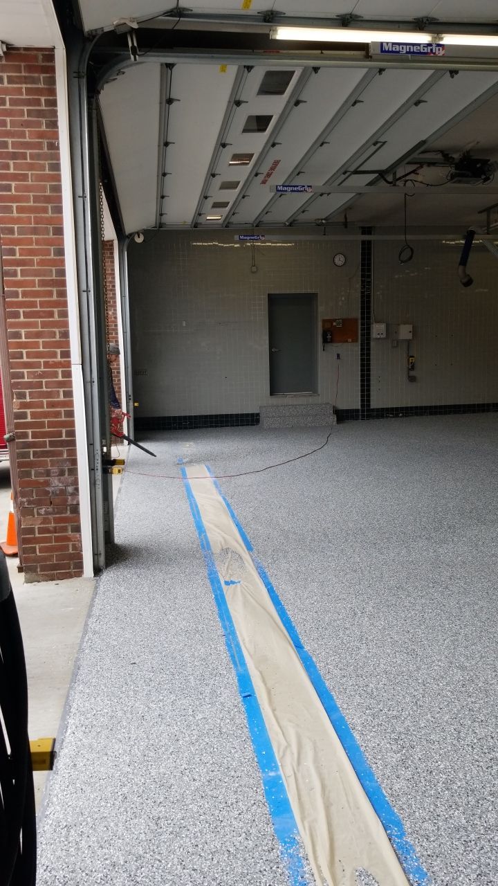 Dover Firehouse with their new Smoke Floor! by Spectrum Painting, LLC