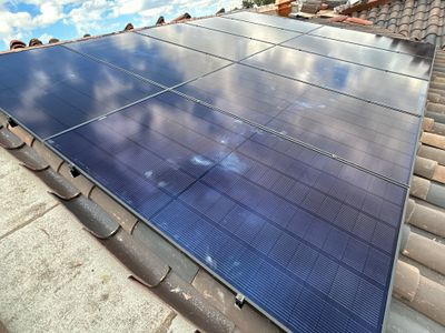 Solar Panel and Clay Tile Roof Installation in Hidden Hills