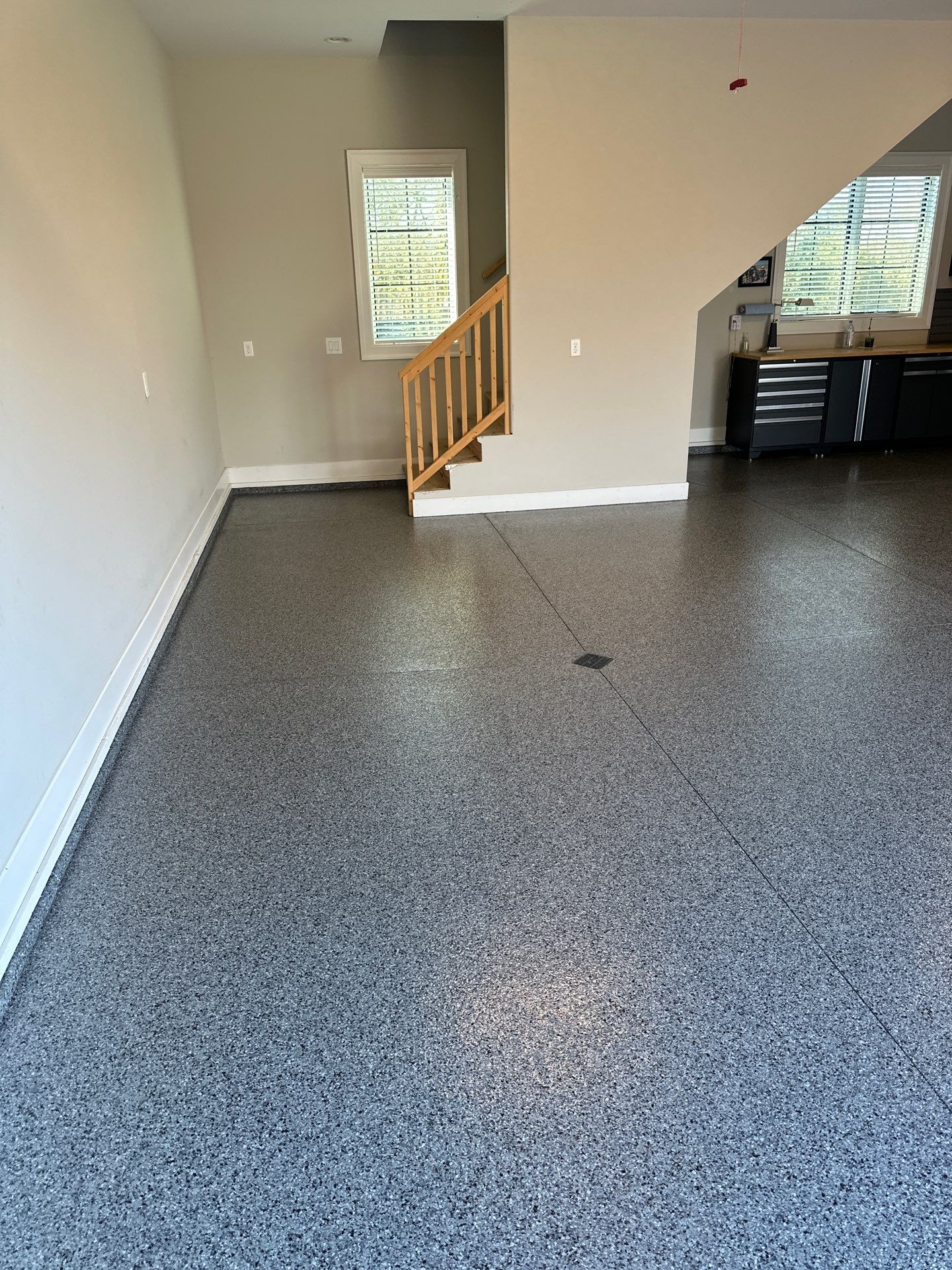 Garage Floor Coating using Nightfall by My Garage Floor Guys
