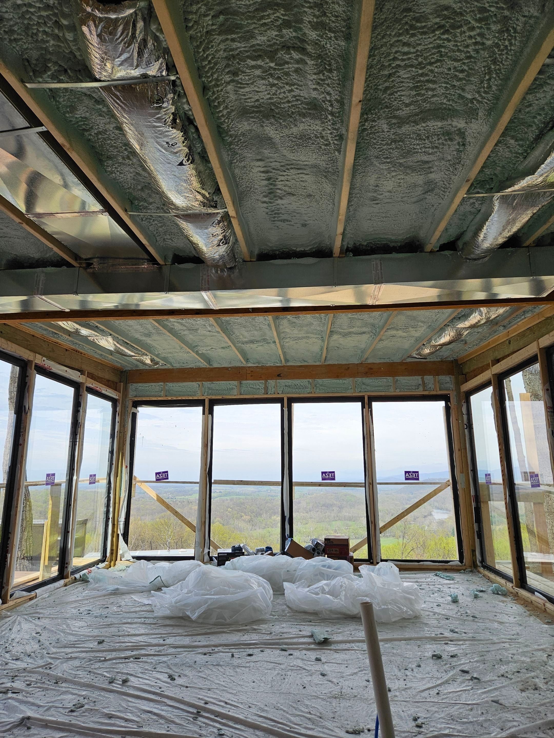 Project in Bluemont, VA by Founders Insulation