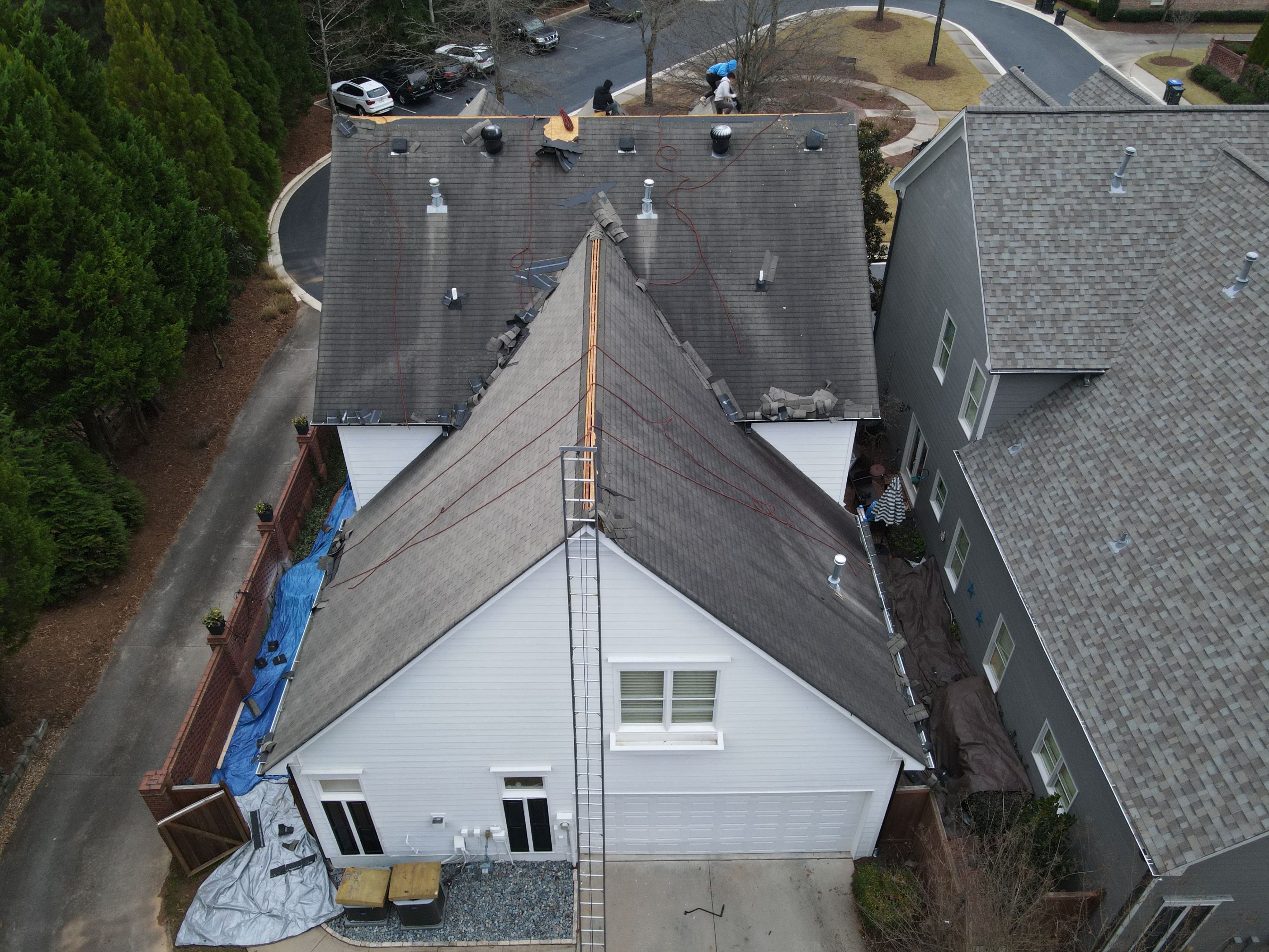Residential Roofing Installation using Owens Corning by Inspector Roofing and Restoration