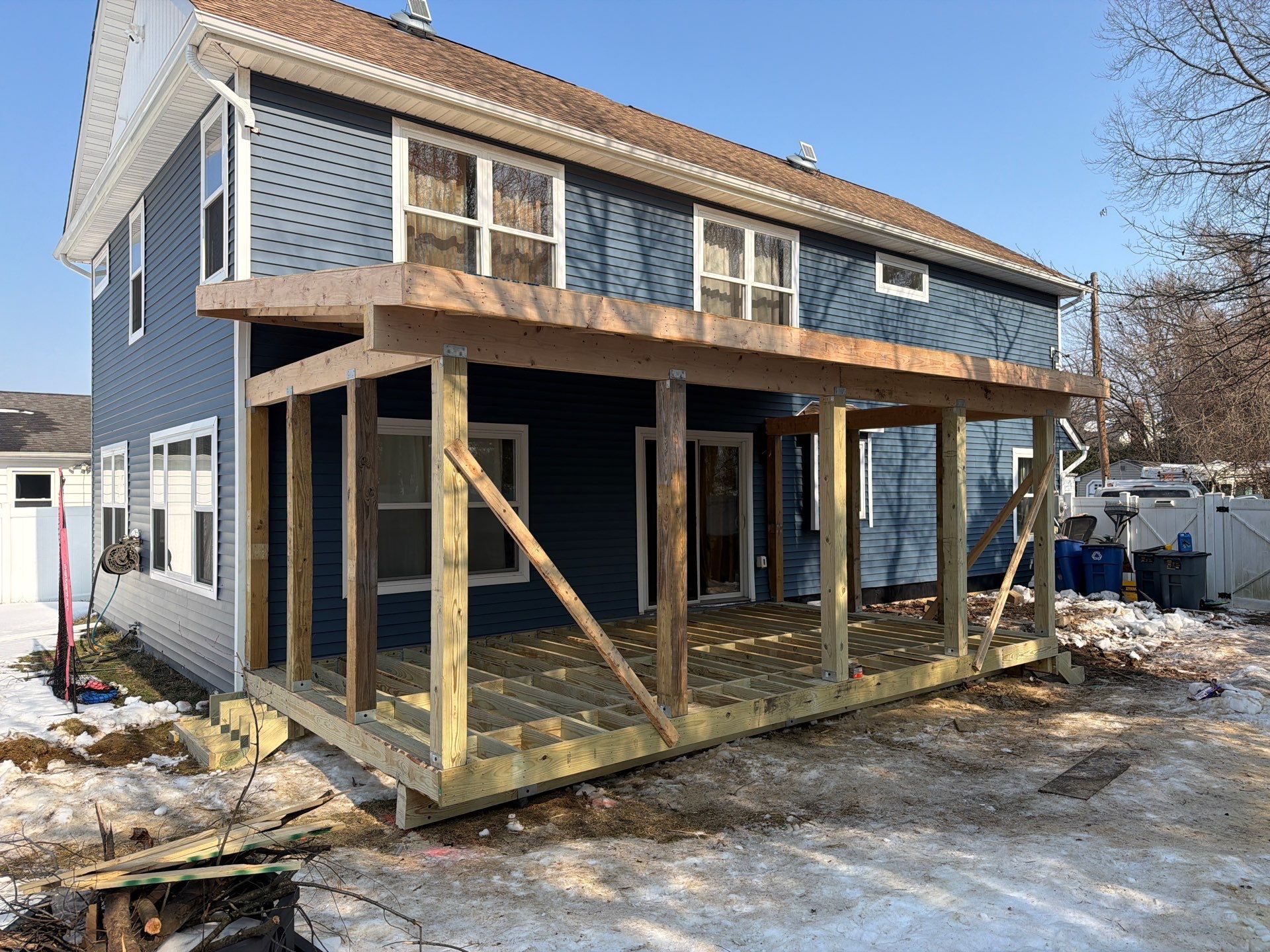New Deck Porch In Keport by deck guardian