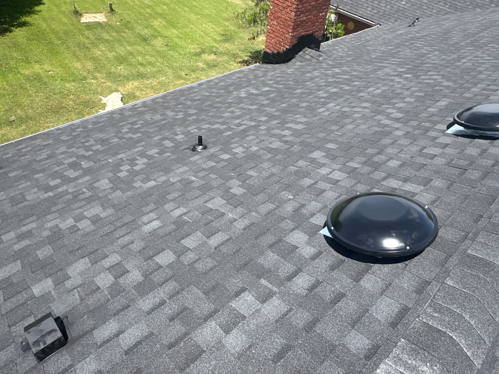 roof and chimney flashing replacement in Mustang by McCann's Roofing and Construction