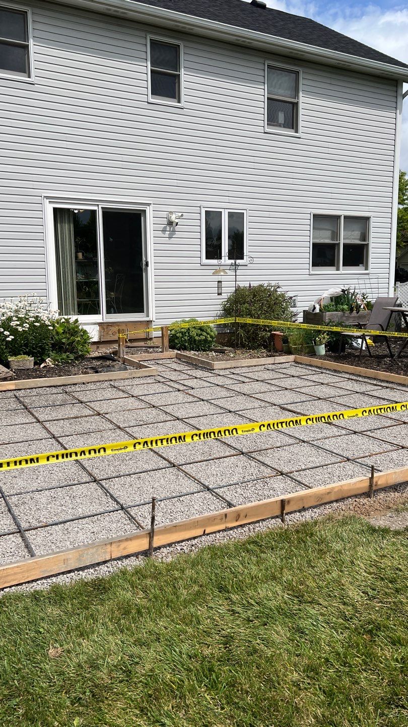 Henrietta Oxford Slate Patio by NG Masonry & Construction LLC
