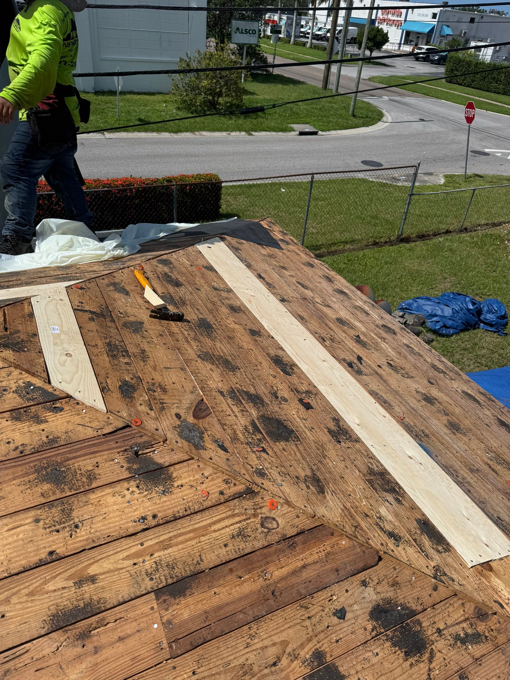 Project in St. Petersburg 33711 by Mitchell Roofing Company LLC 
