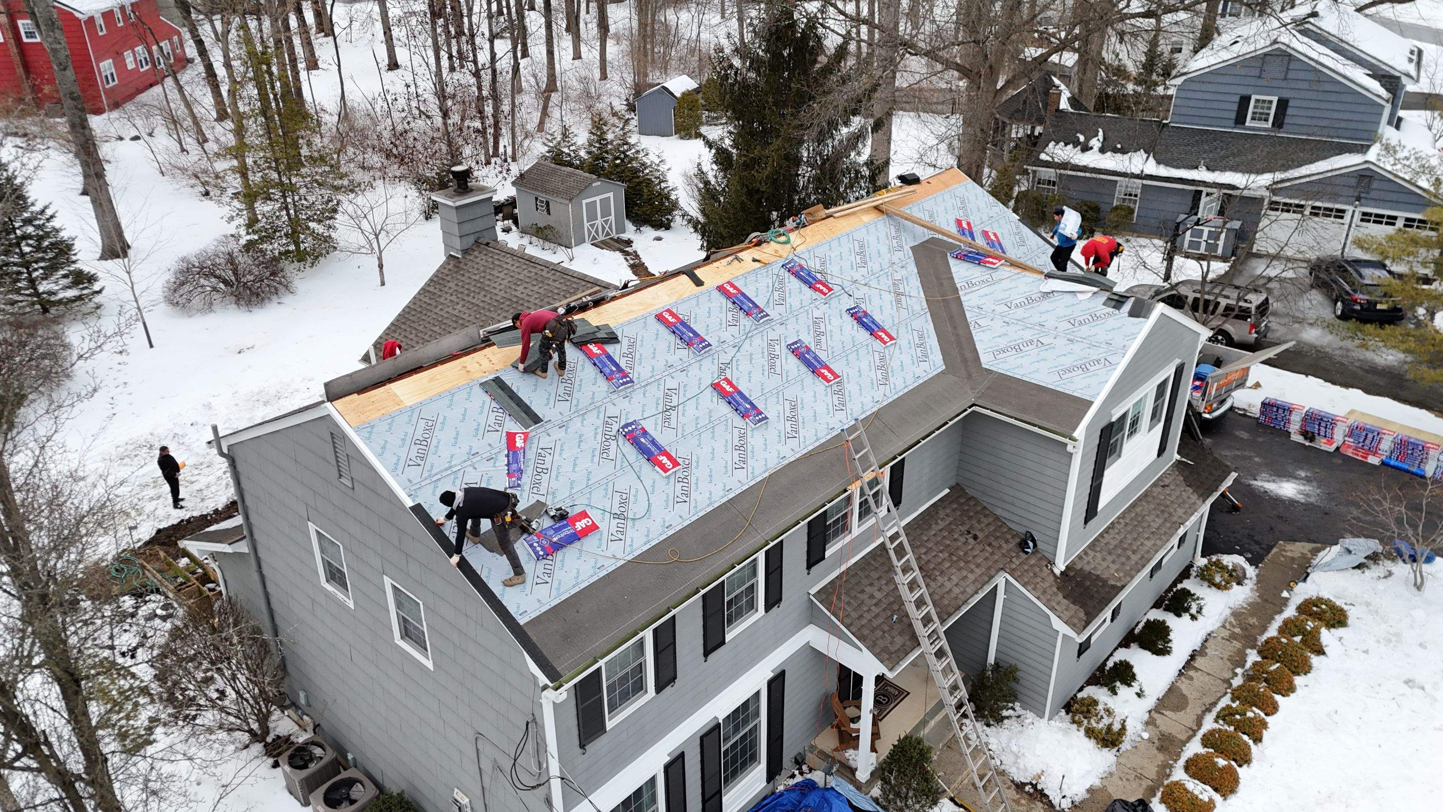 Roof Project in Florham Park, NJ. by All State Home Improvement Inc.