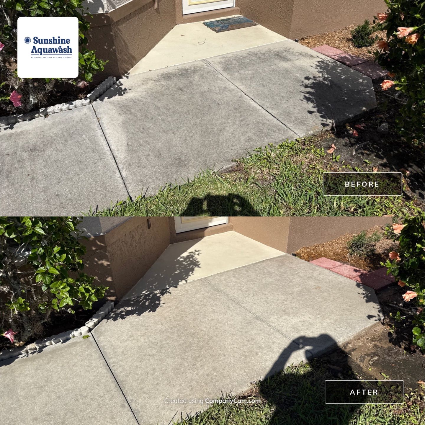 🚿 Another Stunning Driveway & Entryway Cleaning at Captain’s Court Condos – Terra Ceia, FL! by Sunshine AquaWash