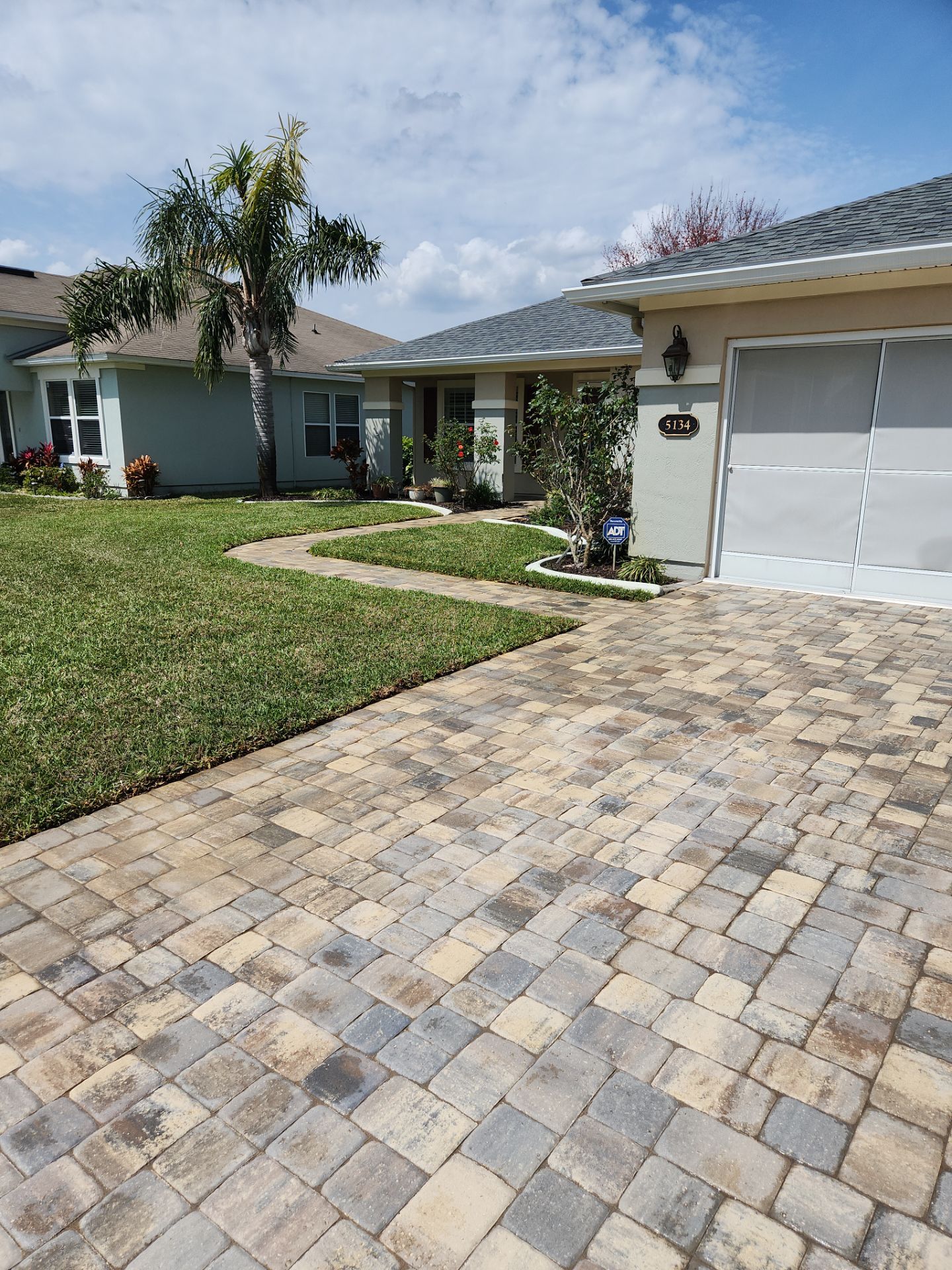 Paver Driveway using Concrete Sealant by DuraSeal