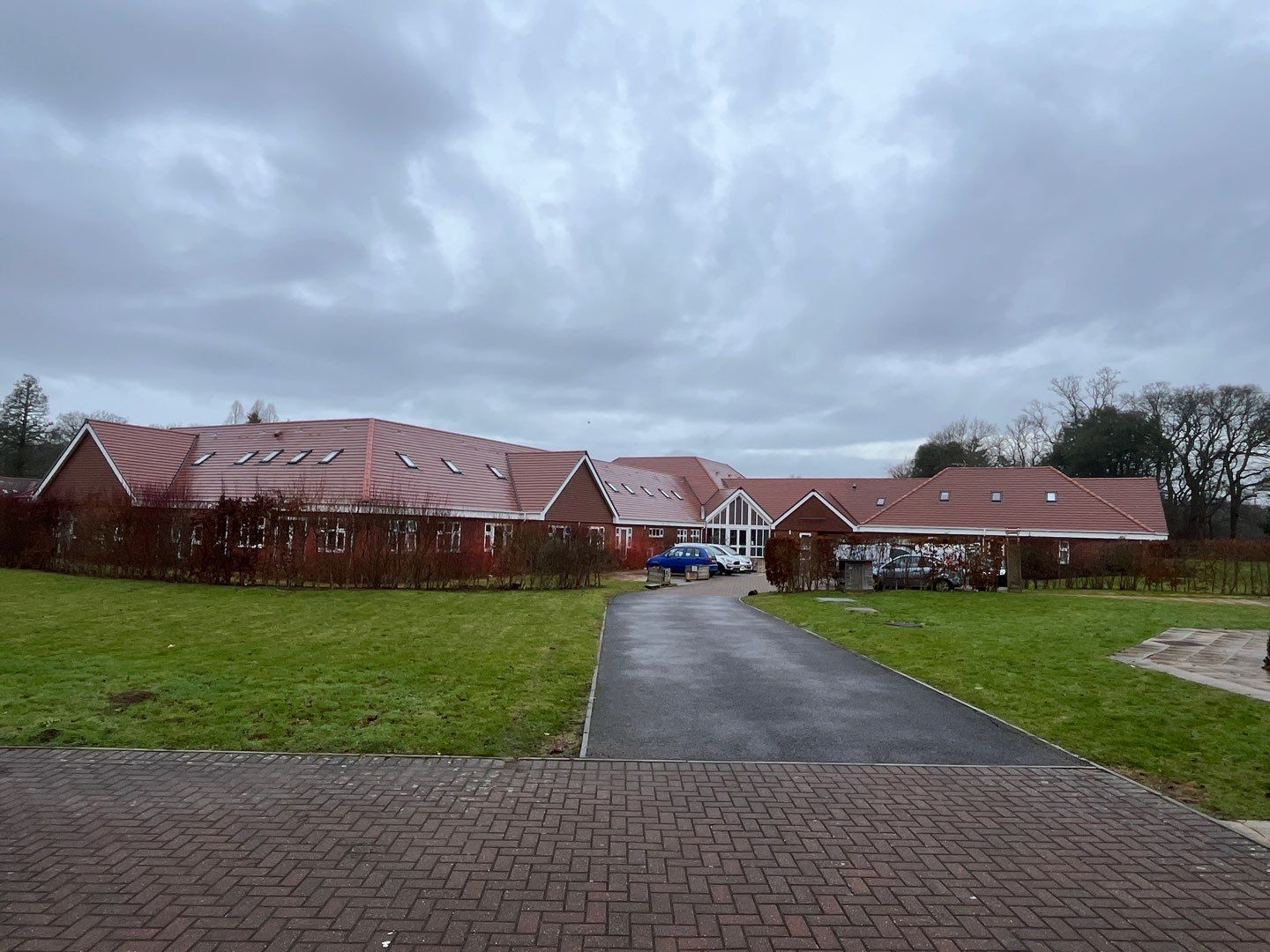 Large Care Home Roof Clean using Mosmatic FSC and Biocide by Ges Exterior Cleaning ltd