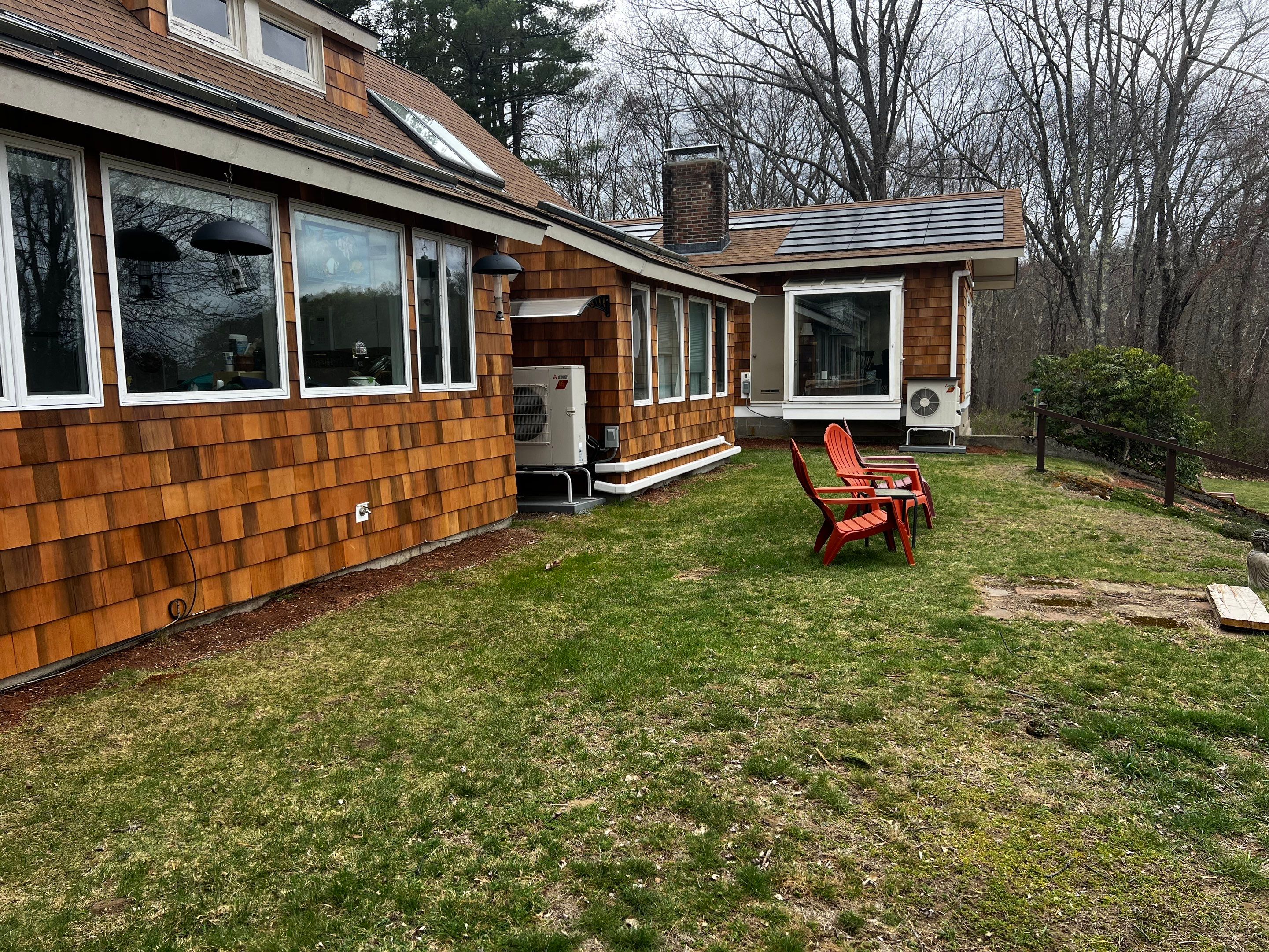 Siding Installation using Perfection Red Western Cedar Shingles  by Loyalty Exterior Solutions 