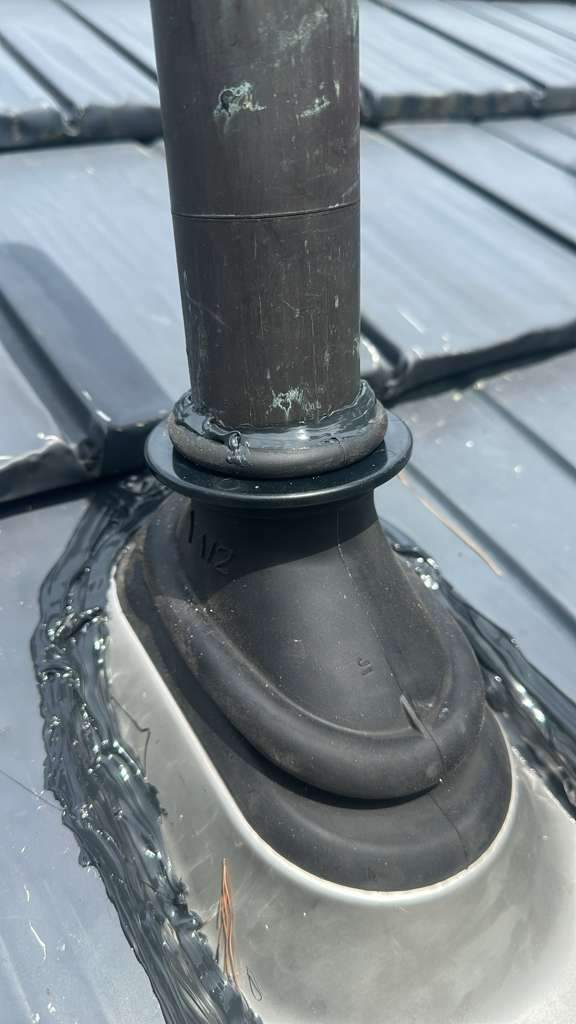 Vent Pipe Flashing Replacement + Antenna Bracket Relocation by Mighty Dog Roofing of Greater Middlesex County