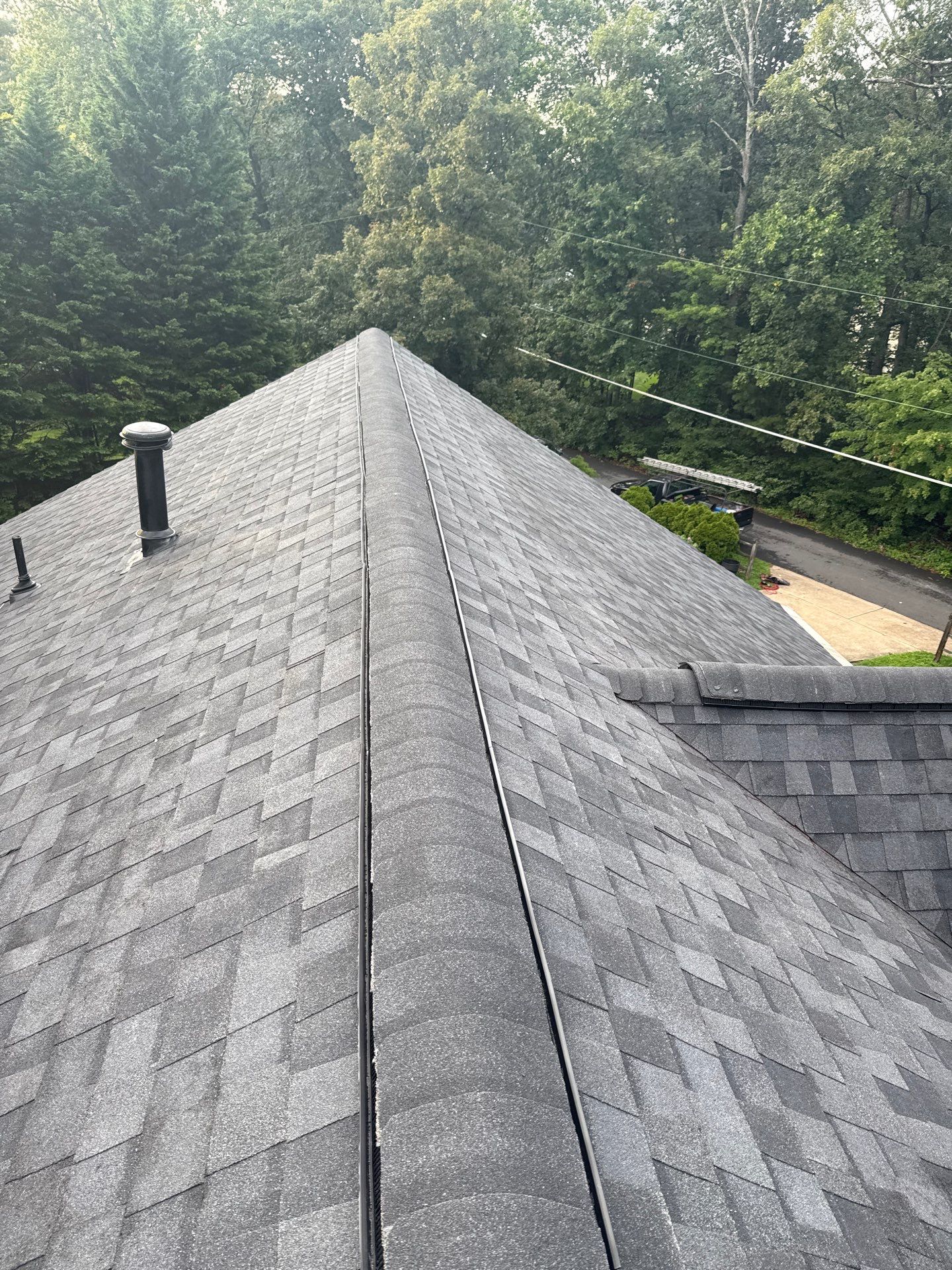 Lorton: Residential Roof with CertainTeed Landmark Pro in Max Def Moire Black by RM Banning, Inc.