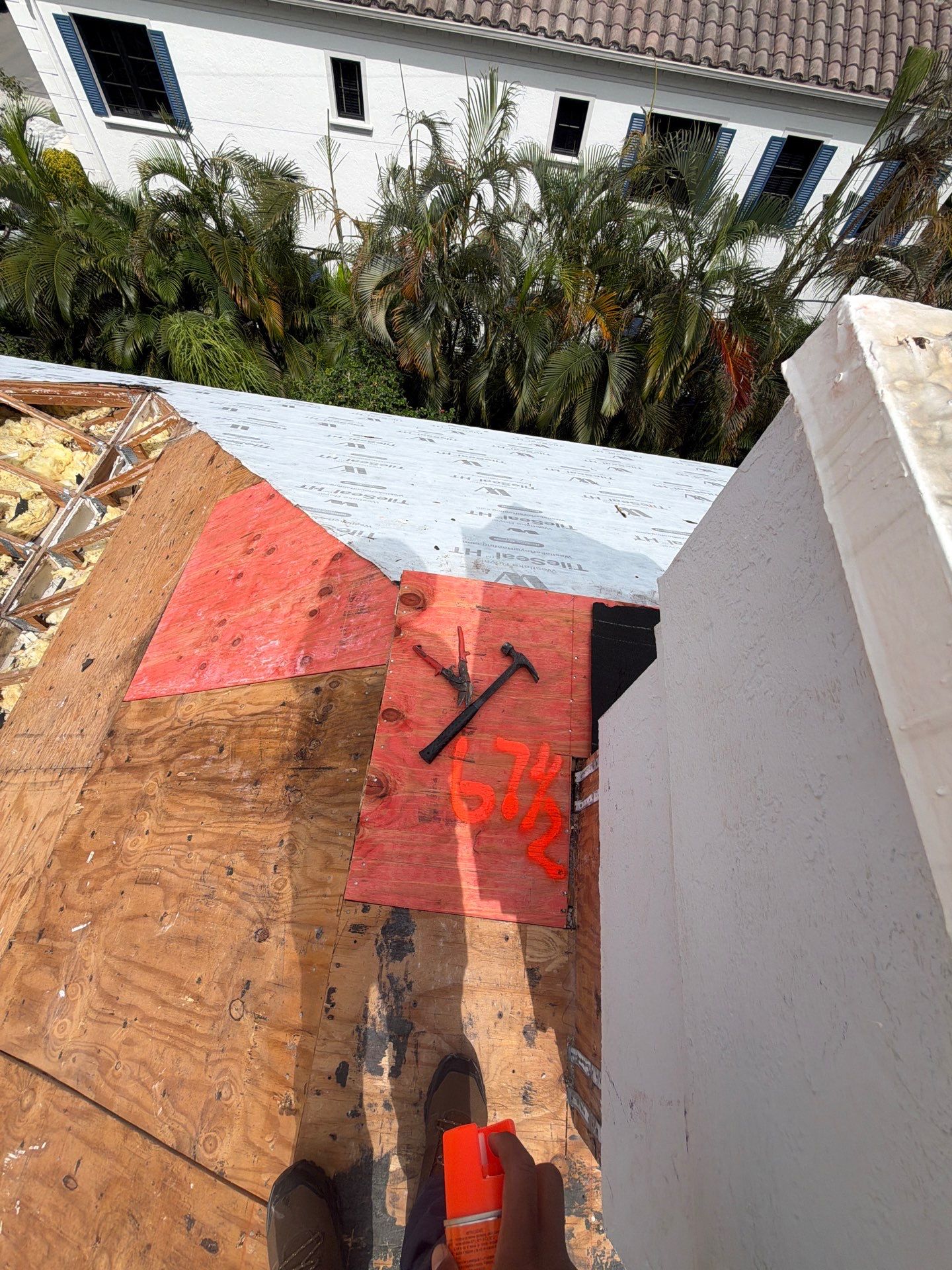 Delray Beach Tile Roof Replacement with Hurricane Strap Reinforcement by Aastro Roofing