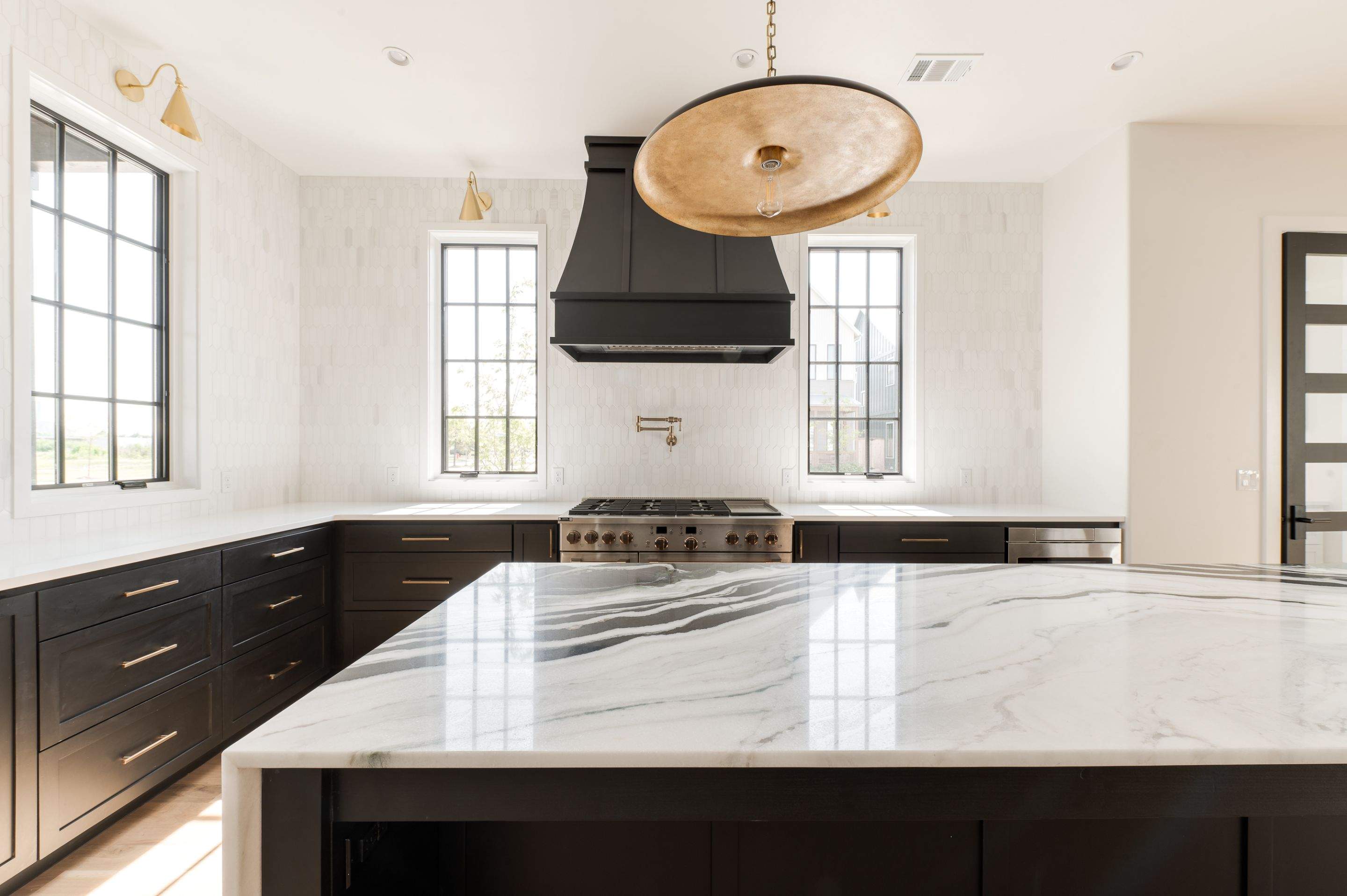 Modern Residential Kitchen and Bath in Oklahoma City by TNT Countertops