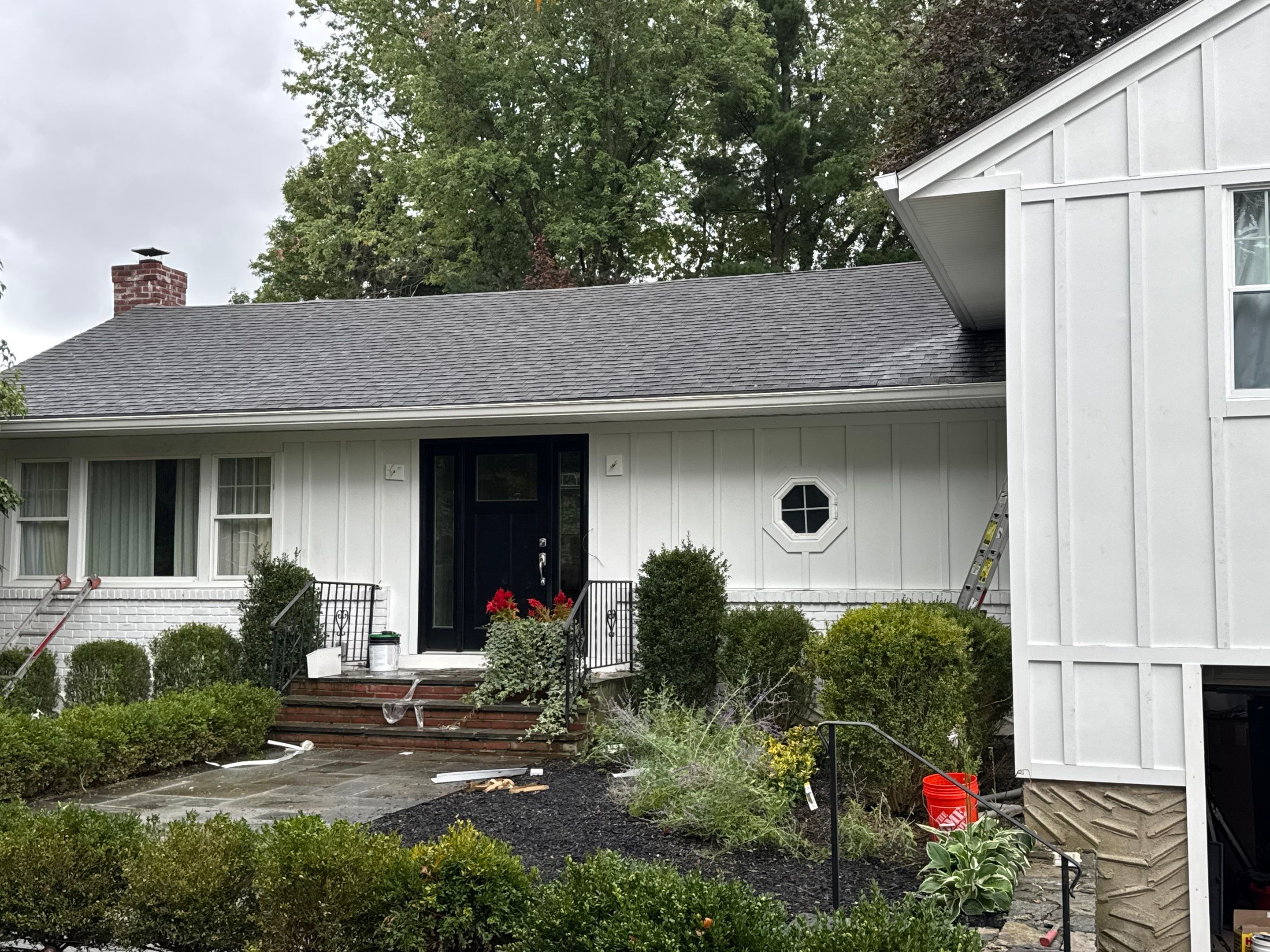 Front of House Remodel, Rye Brook, NY by Ideal Siding 