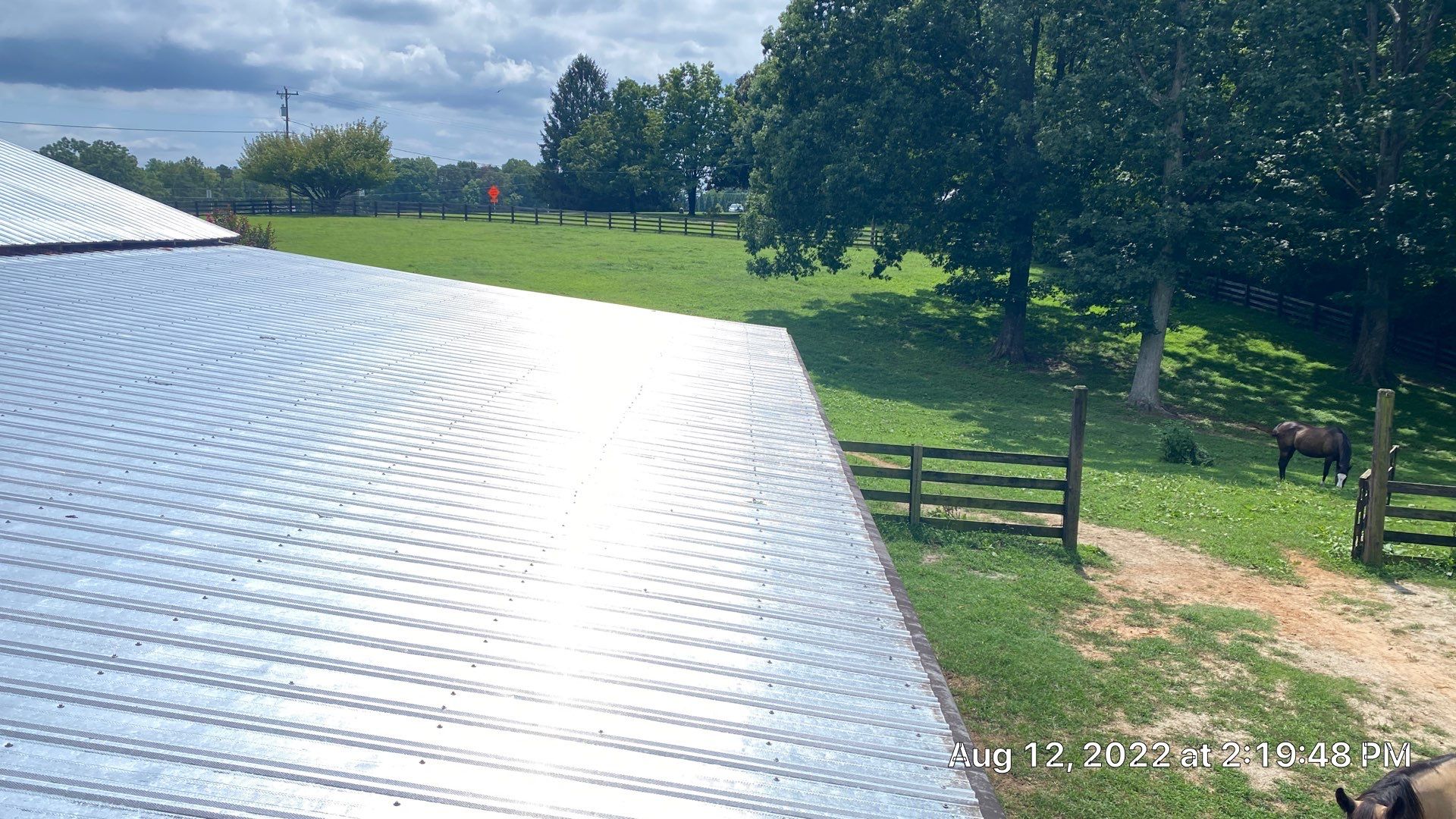 Beautiful Standing Seam Metal Roof by Just In Time Roofing and Restoration