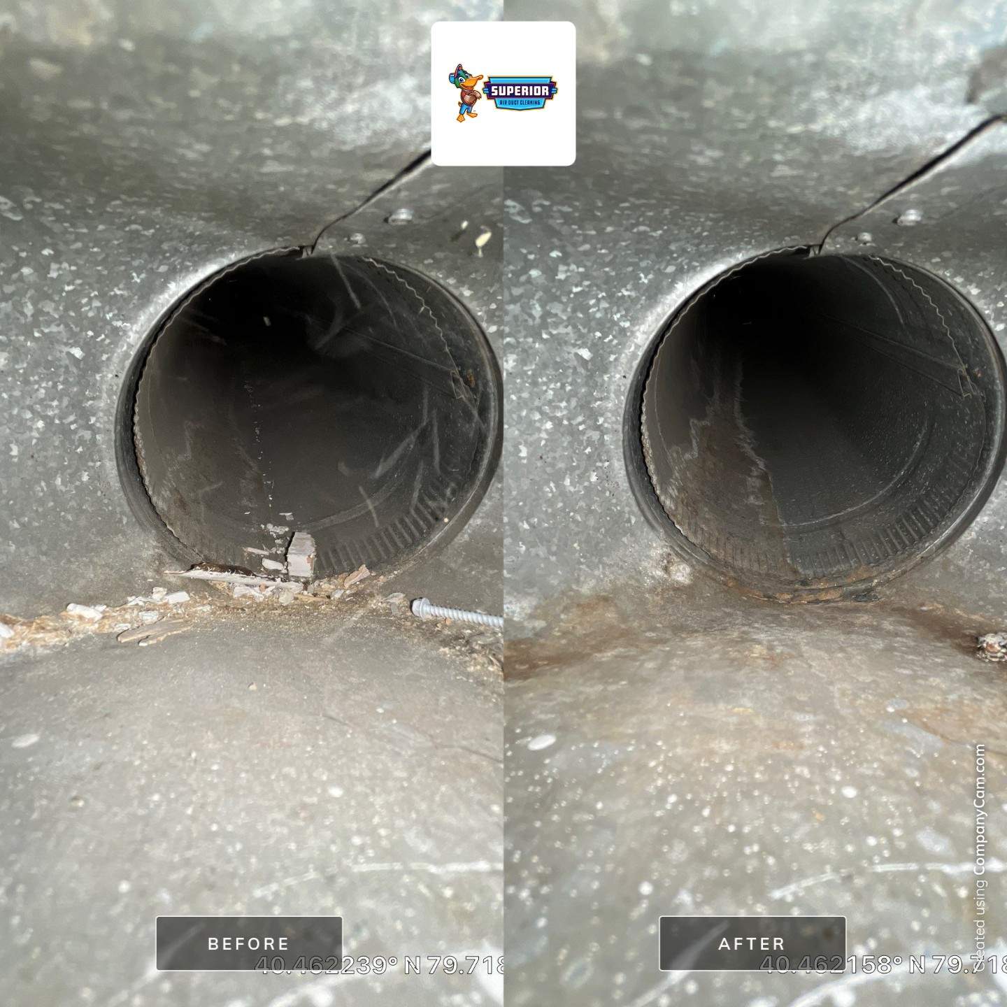 Air Duct Cleaning With a Vacuum Truck in Pittsburgh, PA by Superior Air Duct Cleaning