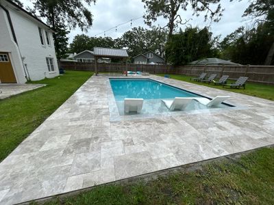 Stone using Concrete Sealant