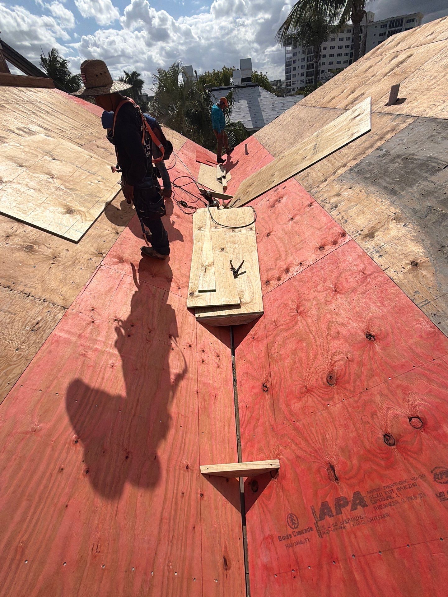 Delray Beach Tile Roof Replacement with Hurricane Strap Reinforcement by Aastro Roofing