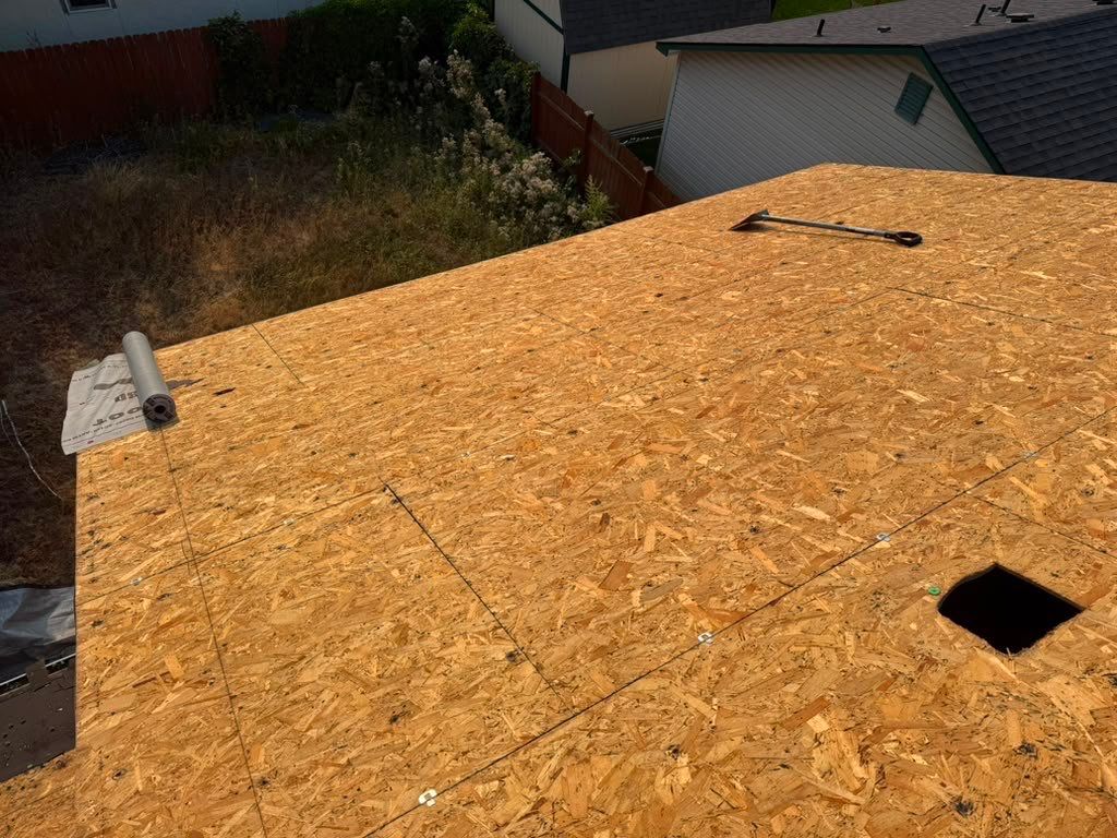 Residential Roof Replacement and Decking Repair in Boise, Idaho by Olive Roofing