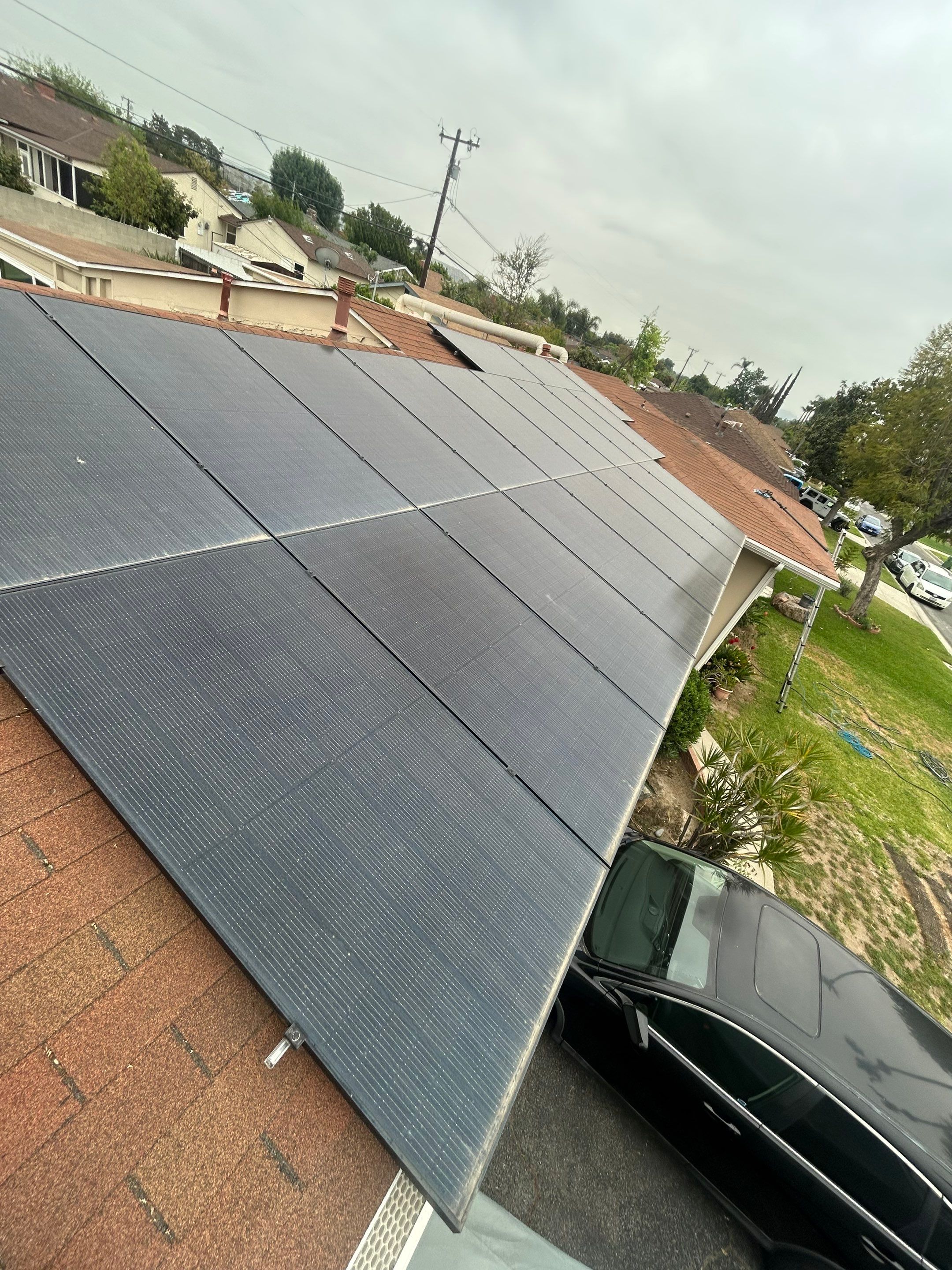 Solar Panel Cleaning in Covina Ca by Palm Coast Solar Cleaning