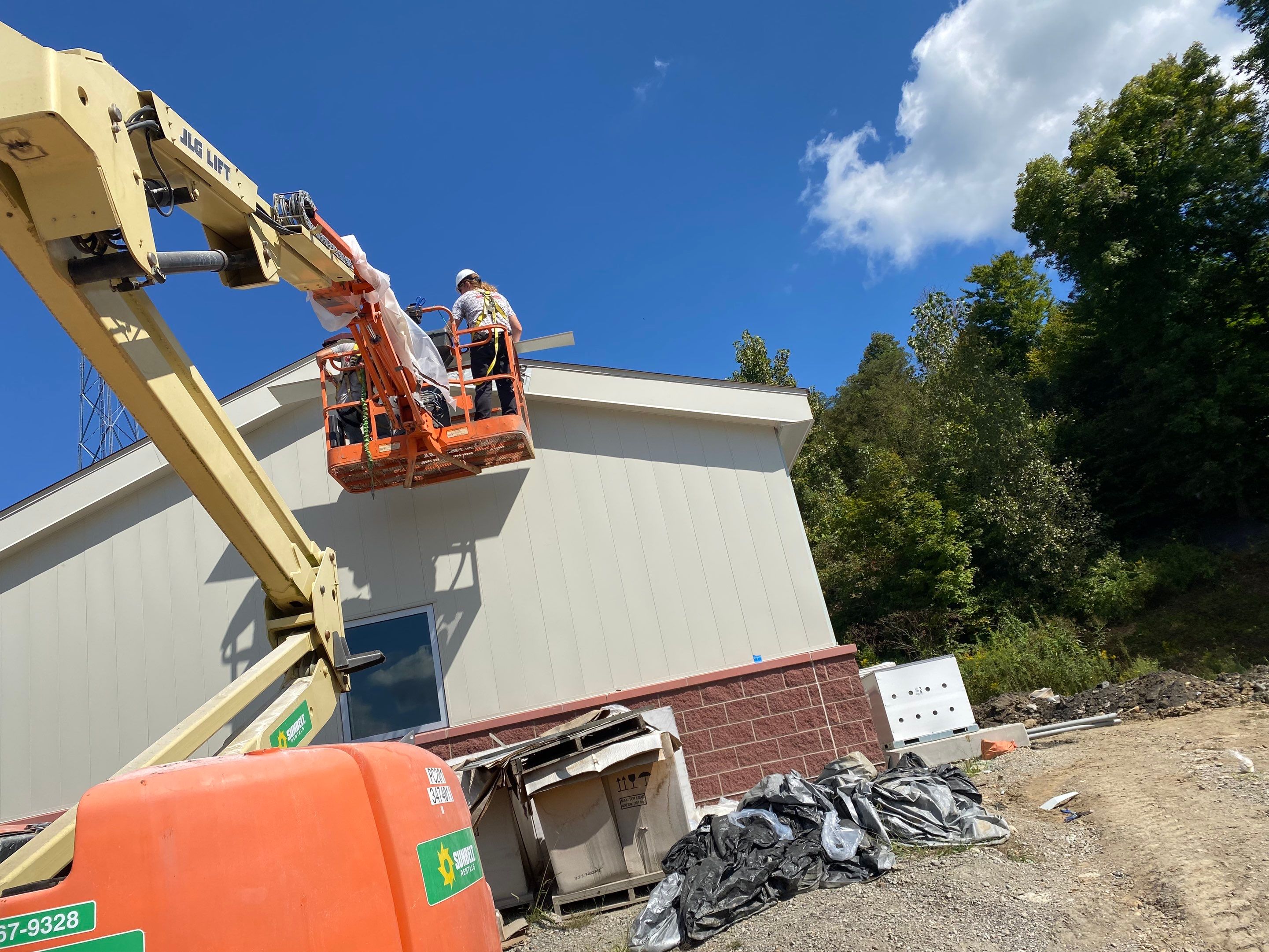 Nelsonville Water Treatment by Nitro Roofing and Construction