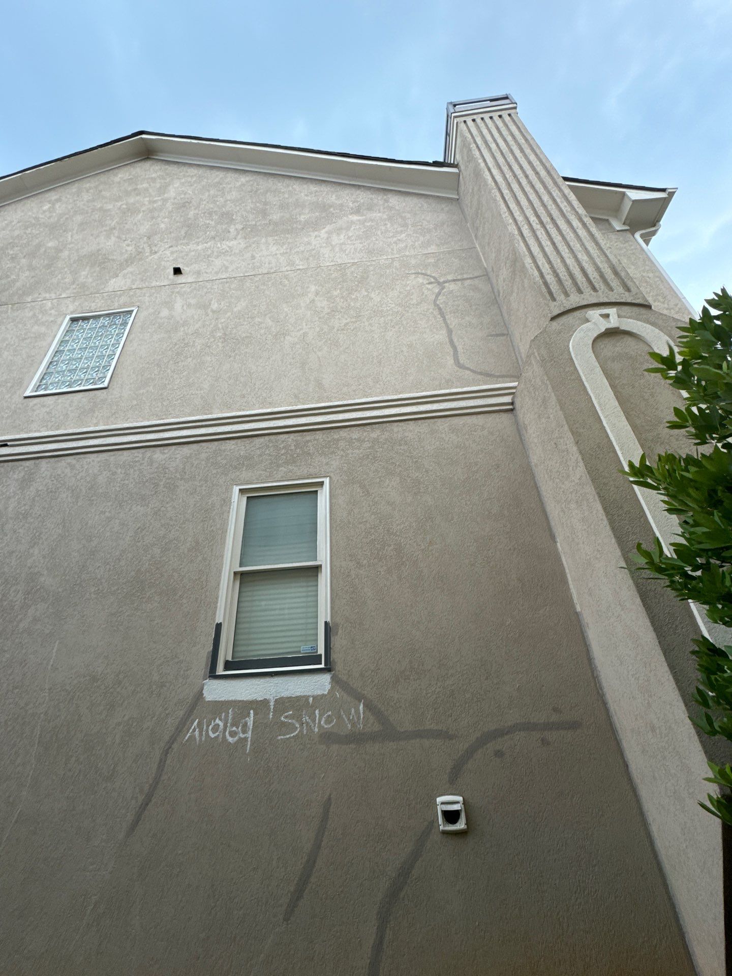 Full Exterior Stucco Painting and Wood Deck Staining in Atlanta by Swift Home Renovations