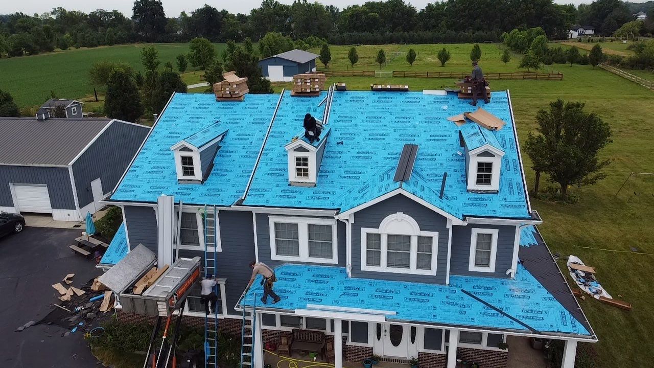 Rural Noblesville Indiana Metal Shake Roof Installation – Black Frost by 4Ever Metal Roofing