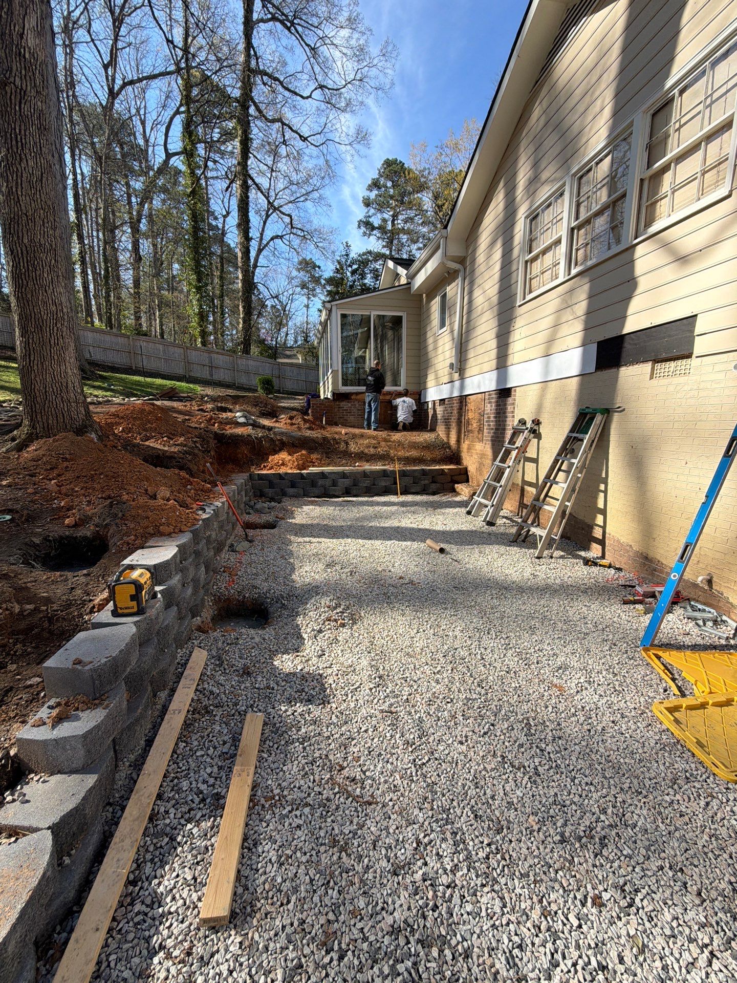 New Deck Construction & Site Improvements by Billy Weatherspoon Contractor