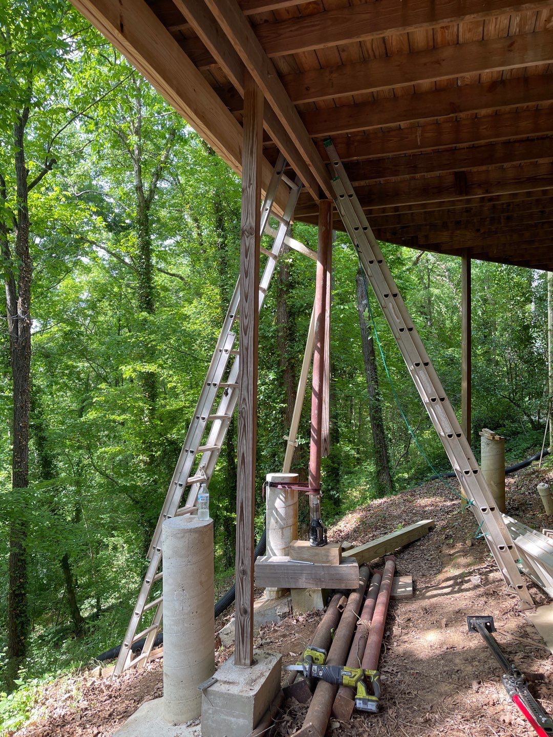 Riverchase - Structural Support by Pillar and Pine