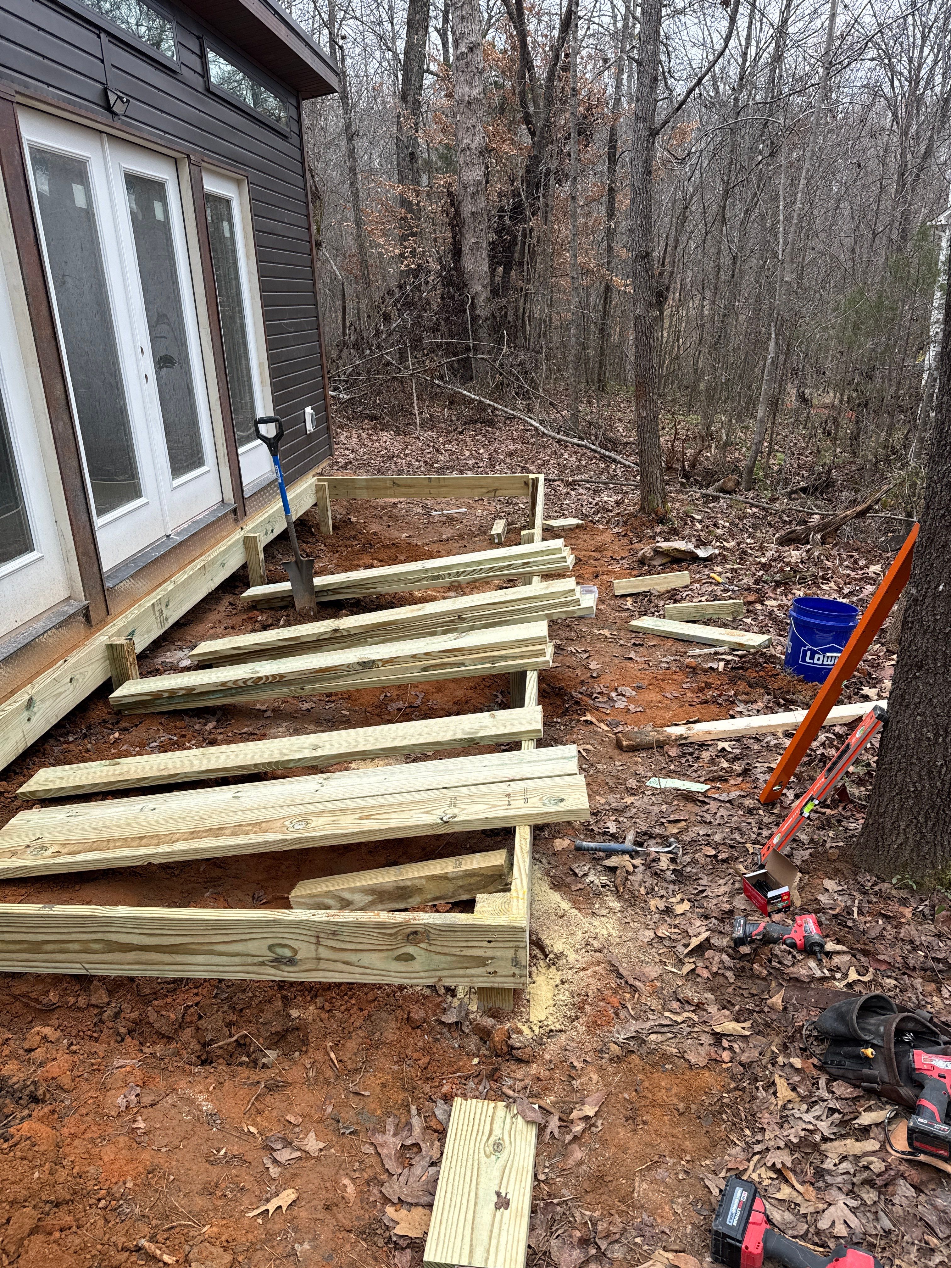 Low-Profile Composite Deck Build by A Step Above Handy LLC 