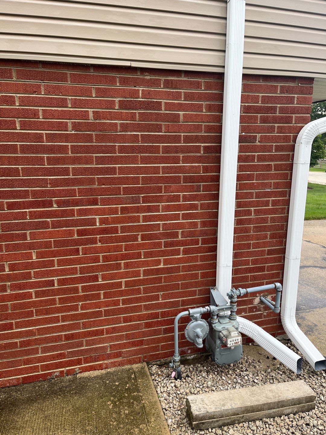 Brick Graffiti Removal & Surface Restoration by Northern Power Washing LLC.