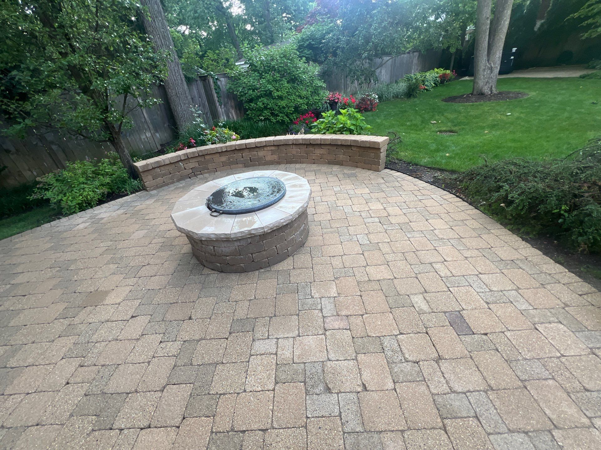 Brick paver clean, sand and seal.  using surebond SB-8700 by Northern Power Washing LLC.