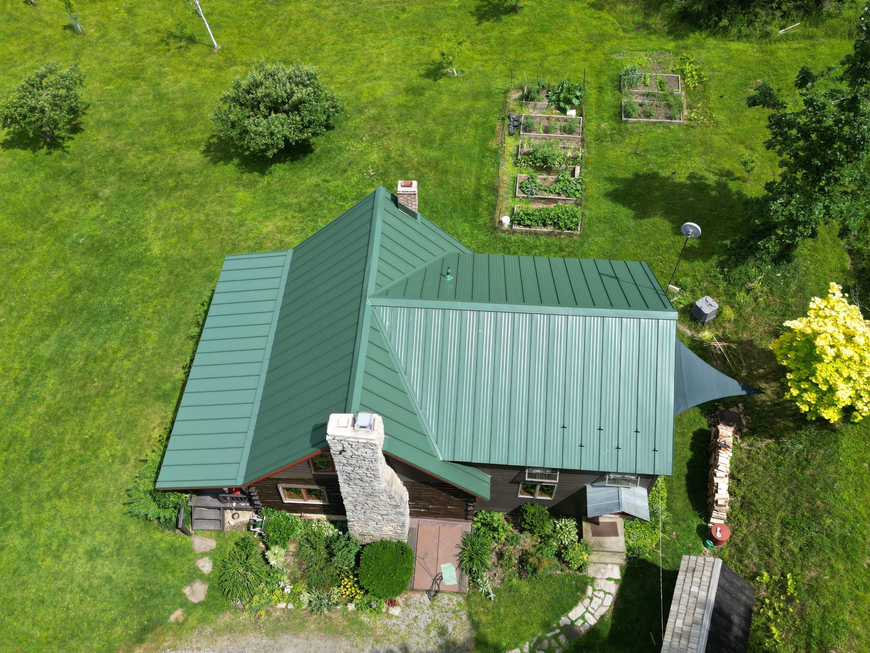 Residential Roofing Installation using Standing Seam  by Goldspire