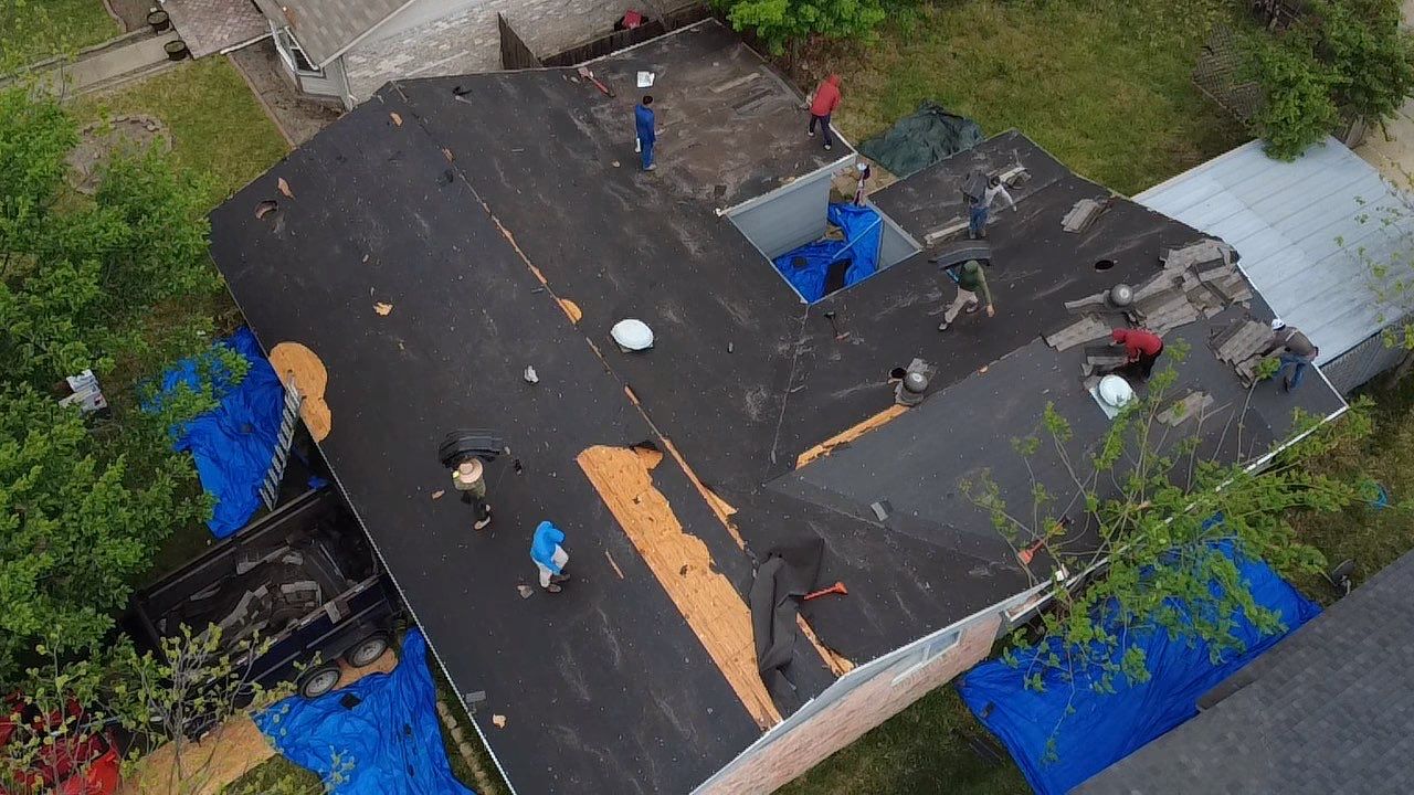 Full Roof Replacement & Flat Roof System in Garland by road roofing llc