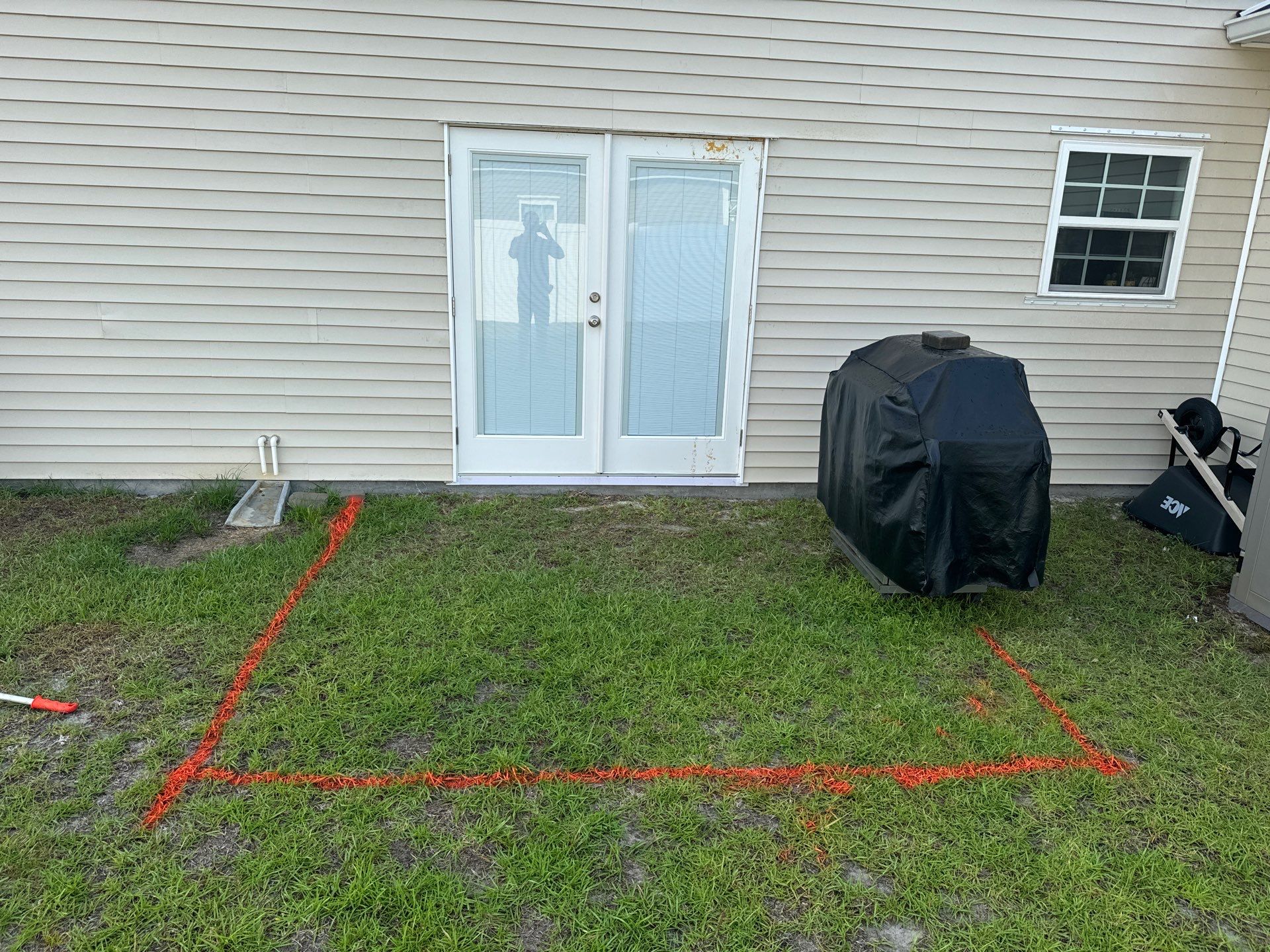 Custom Herringbone Paver Patio and Retaining Wall in Bluffton by Lowcountry Scapes, LLC