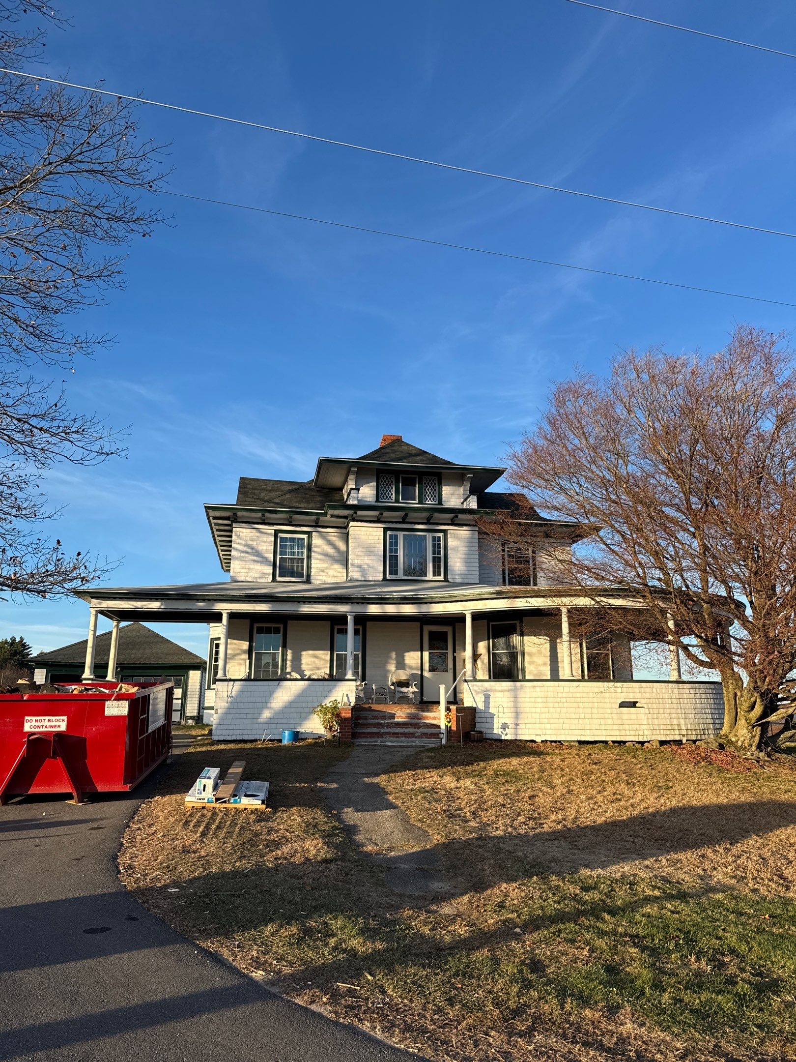 Goffstown, NH Roof Replacement Using IKO Dynasty Architectural Shingles in Emerald Green by Compass exteriors