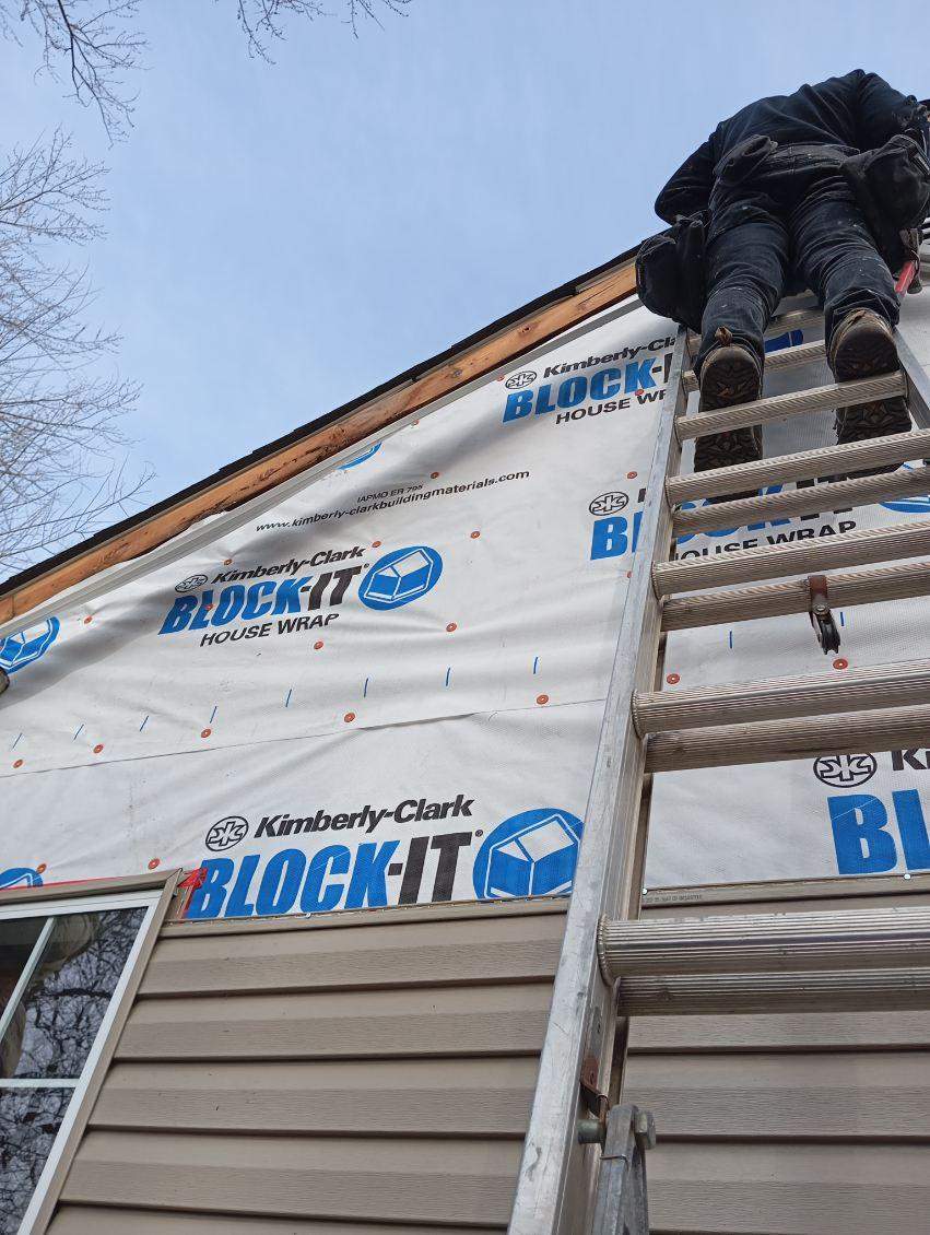 Fire-Damage Exterior Restoration – Siding, WRB, Insulation & Windows - Fairview Heights, IL by Legendary Services Company LLC.